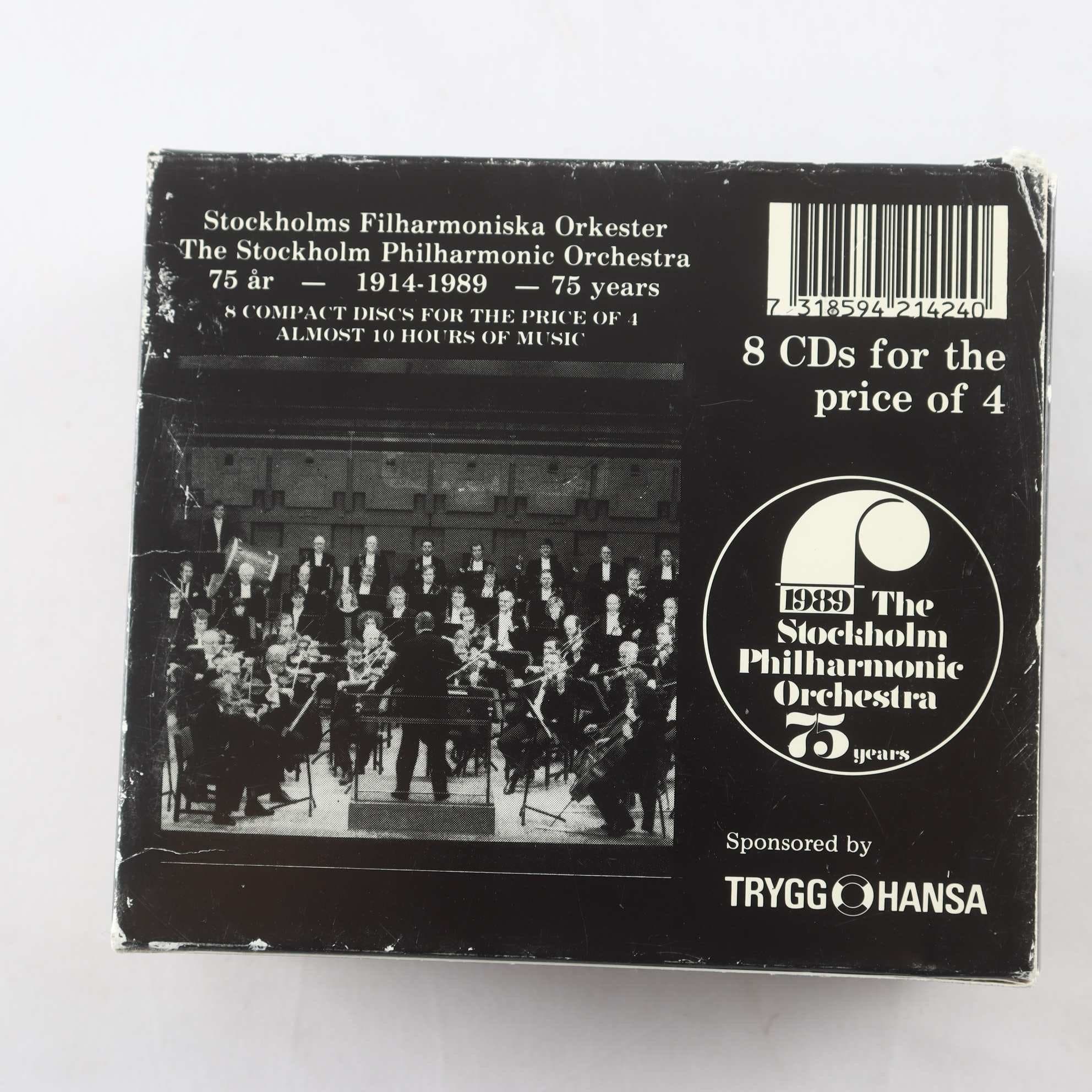 CD Stockholms Filharmoniska Orkester 75 år – 1914 – 1989