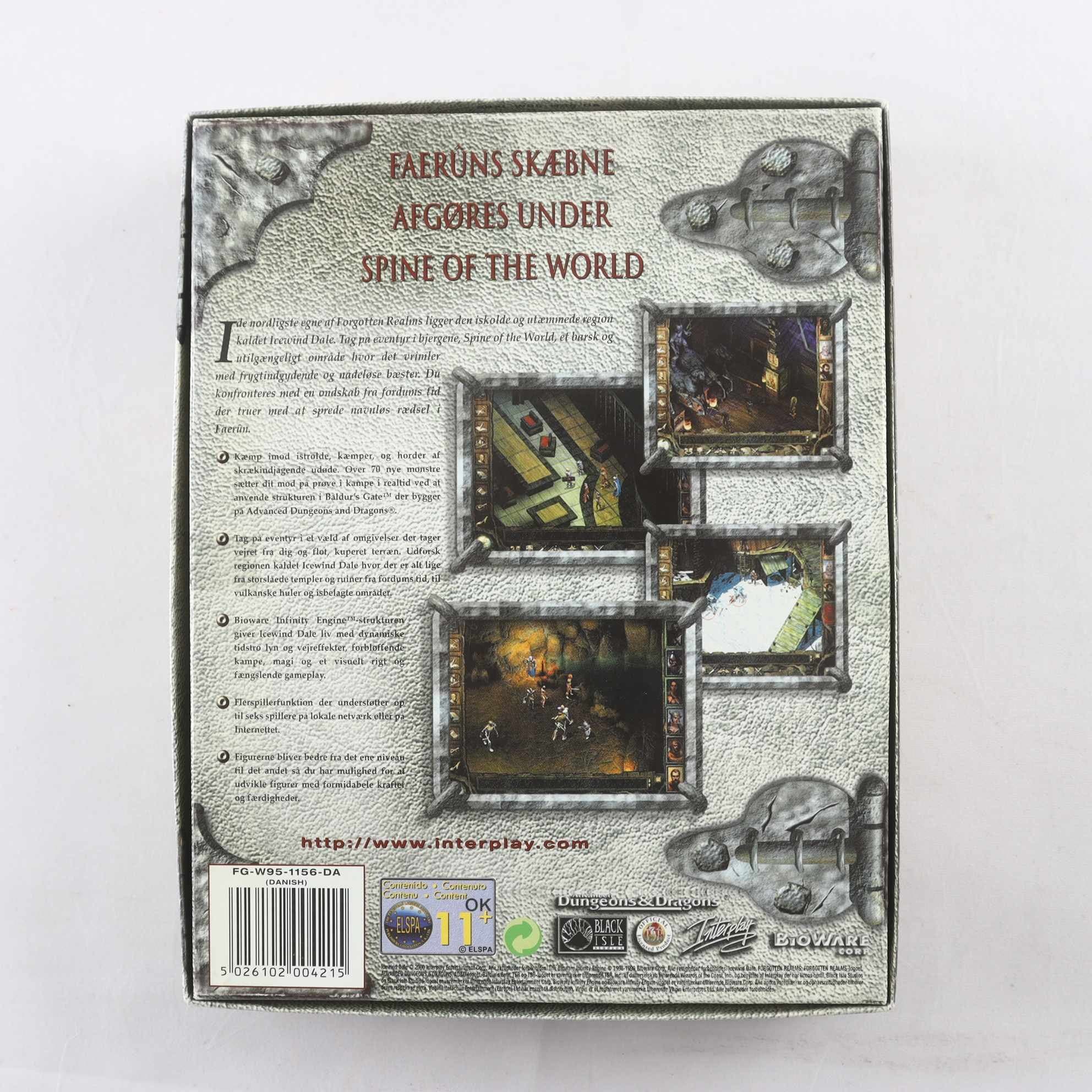 PC Icewind Dale A Baldur’s Gate Adventure, PC Big Box