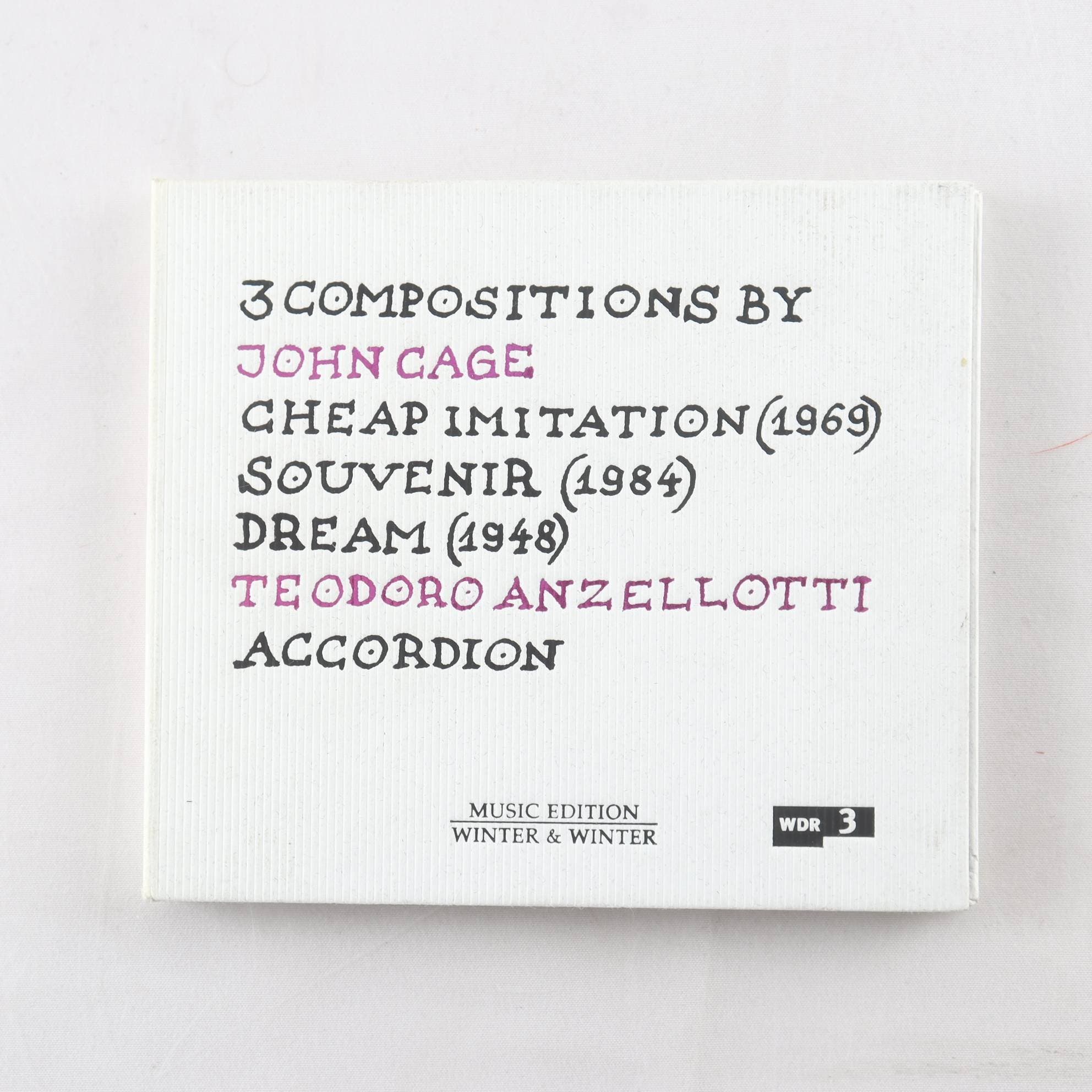 CD Teodoro Anzellotti, John Cage