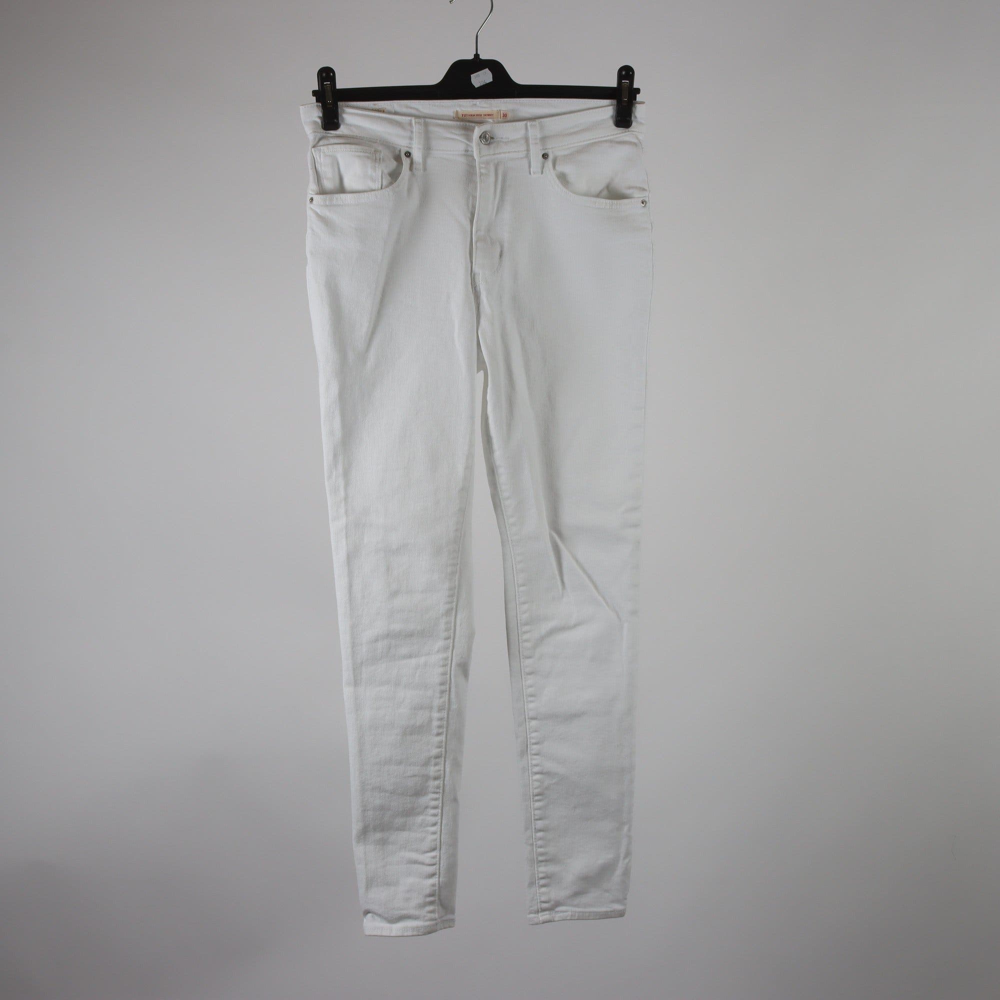 Jeans, Levis, 721, vit, stl. 30″.