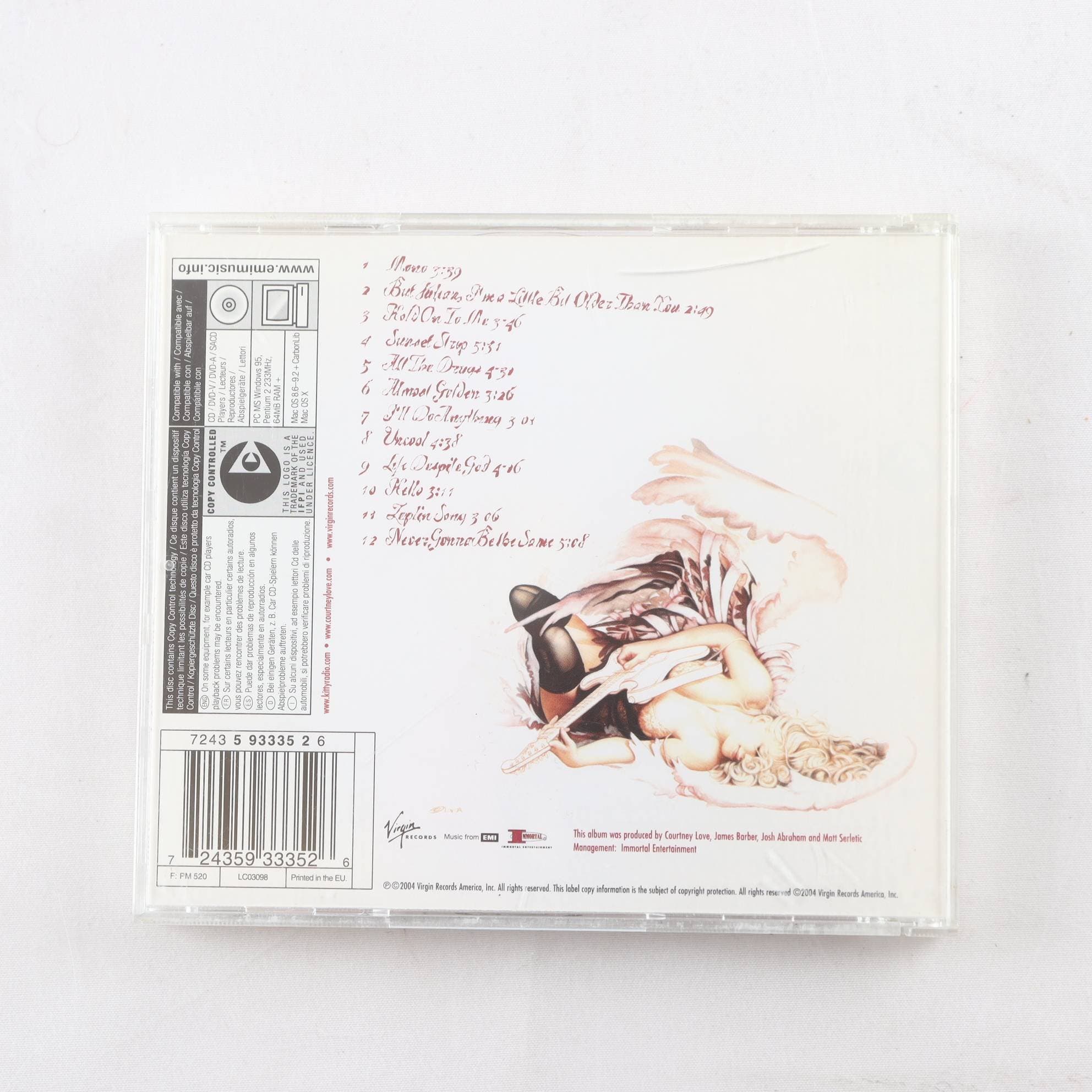 CD Courtney Love, Americas Sweetheart