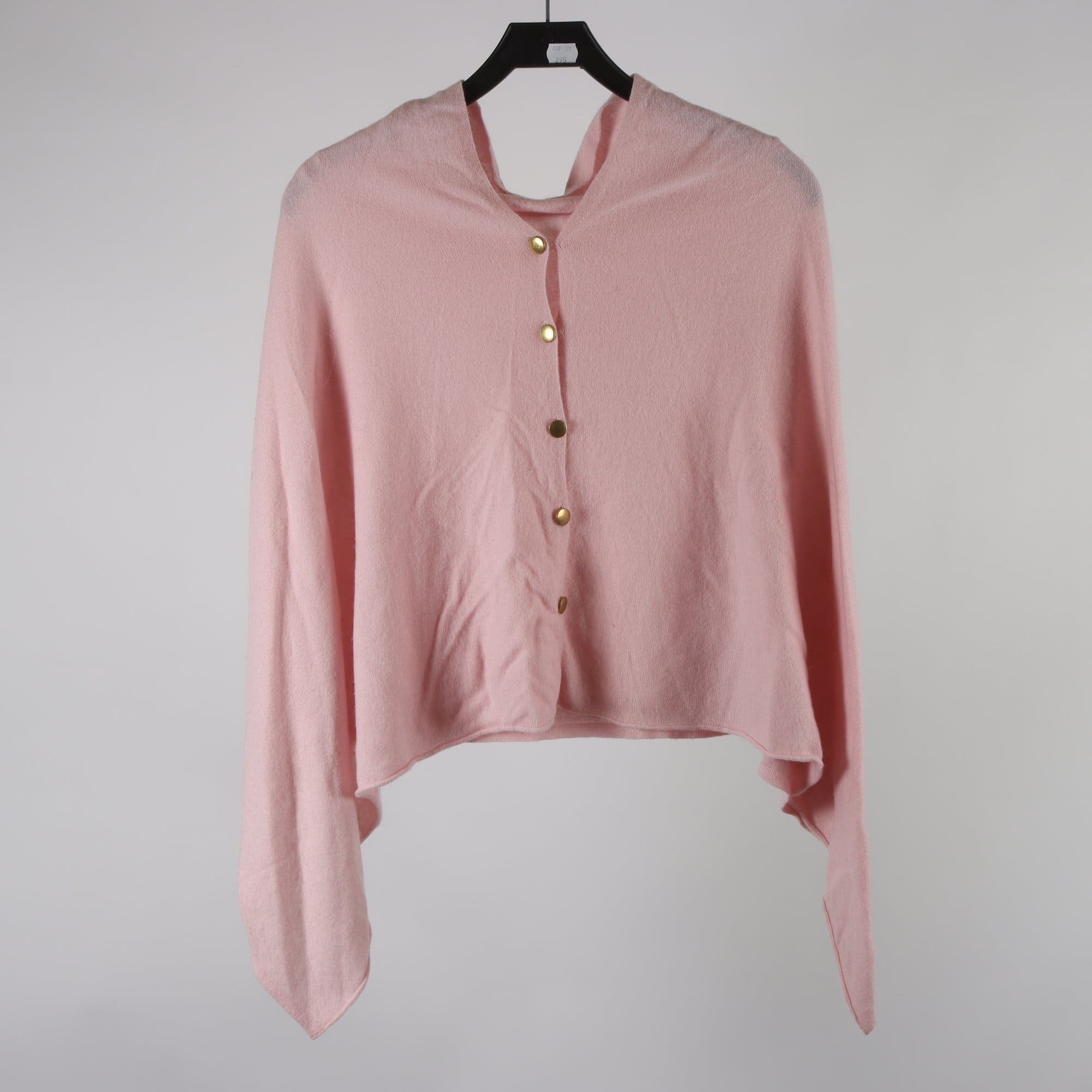 Poncho, Line by Evany, rosa, 100% cashmere, stl. one size.