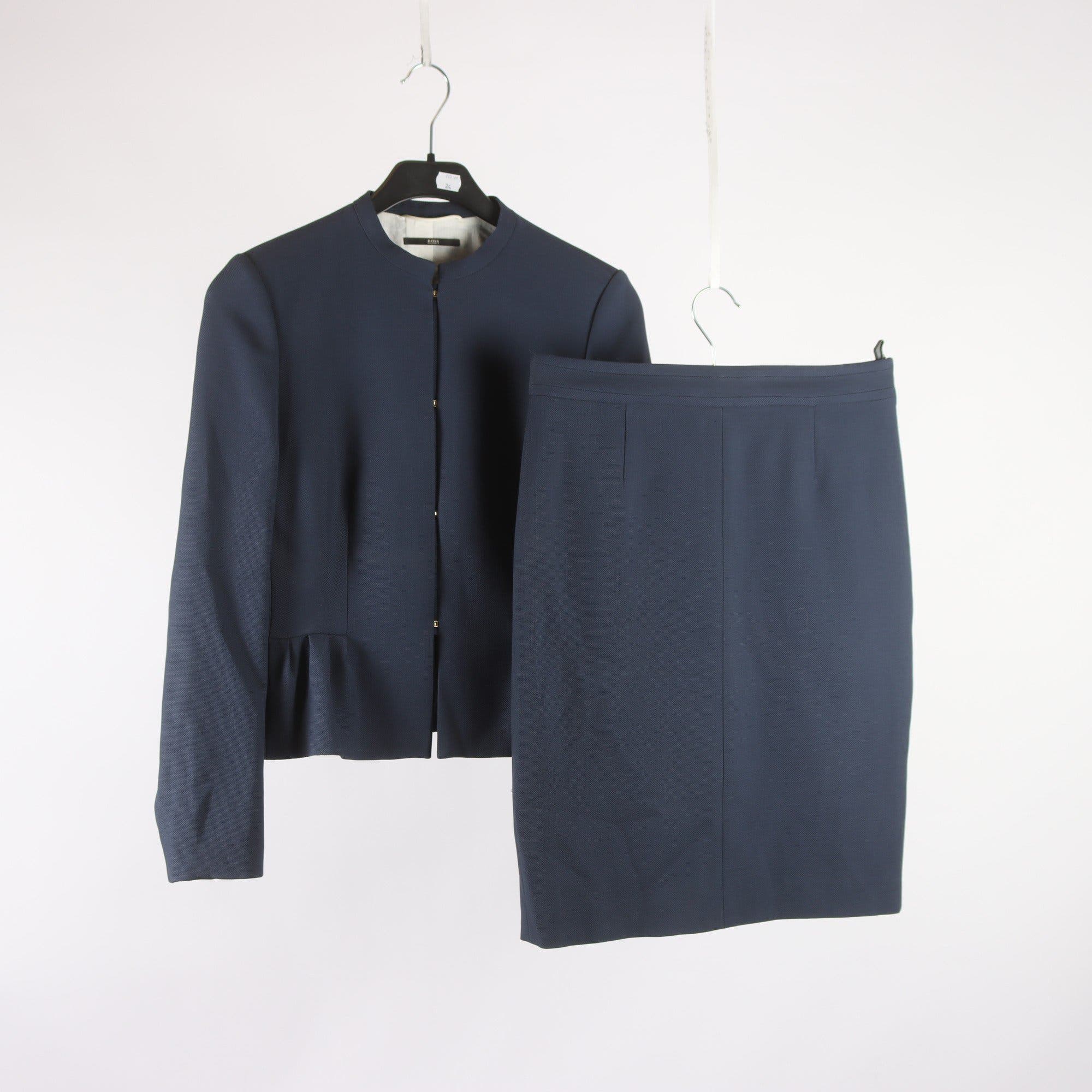 Dräkt, Hugo Boss, blå, stl. 38