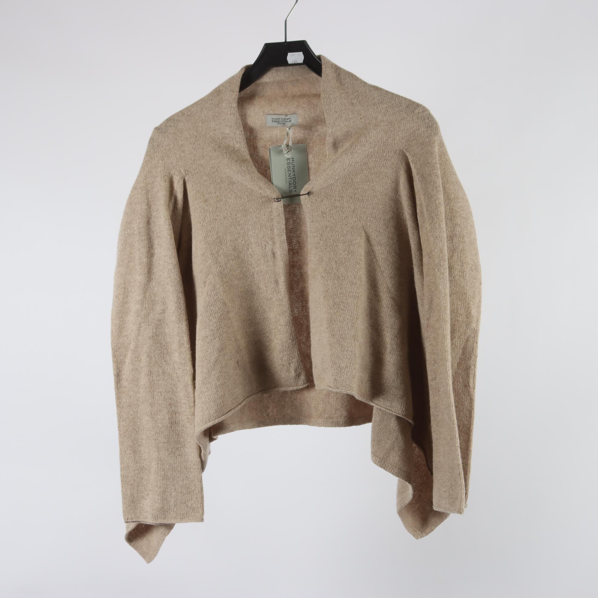 Kofta, Hunkydory, beige, ull, cashmere, stl. S.