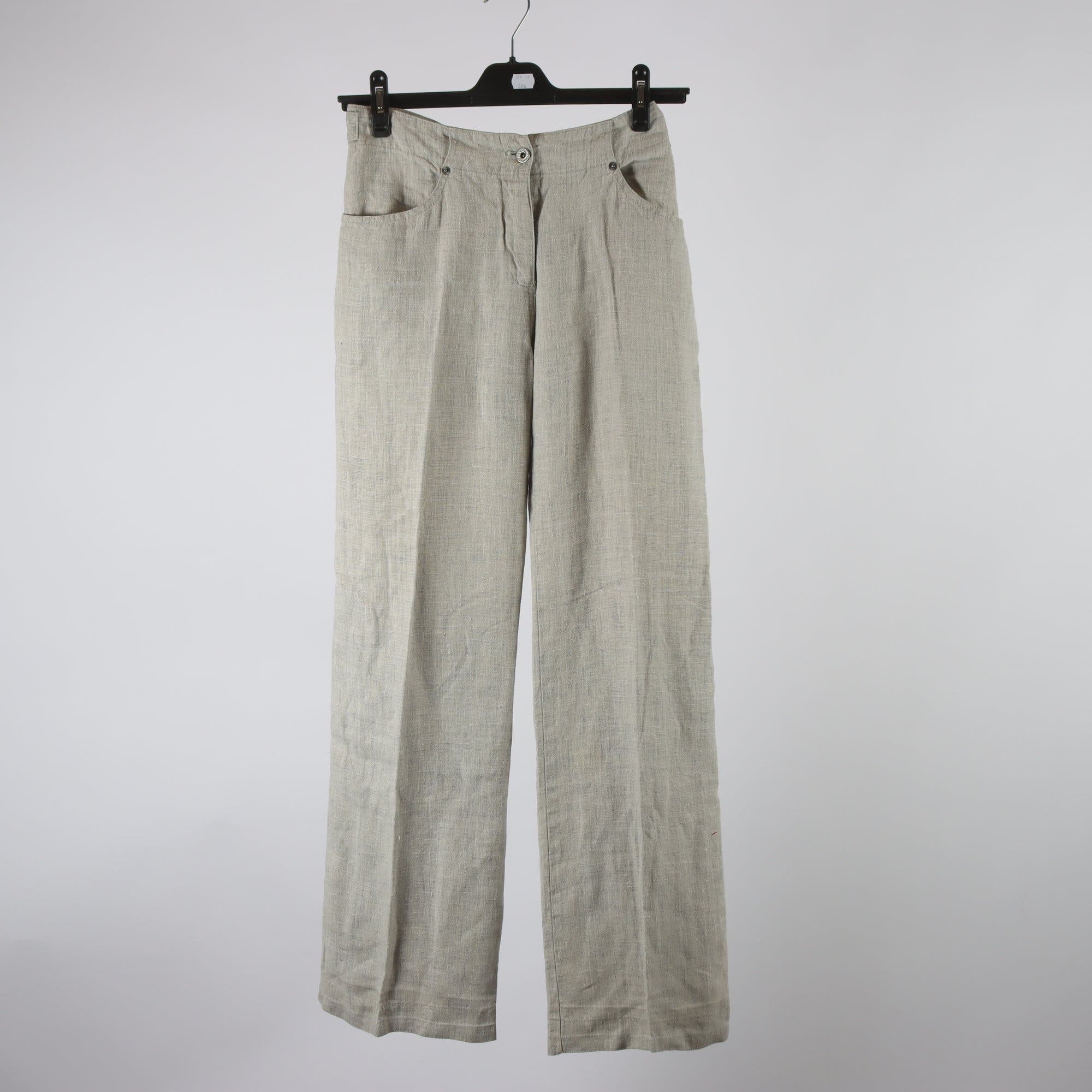Byxor, Lisa Valle Jeans, beige, lin, stl. 29″.