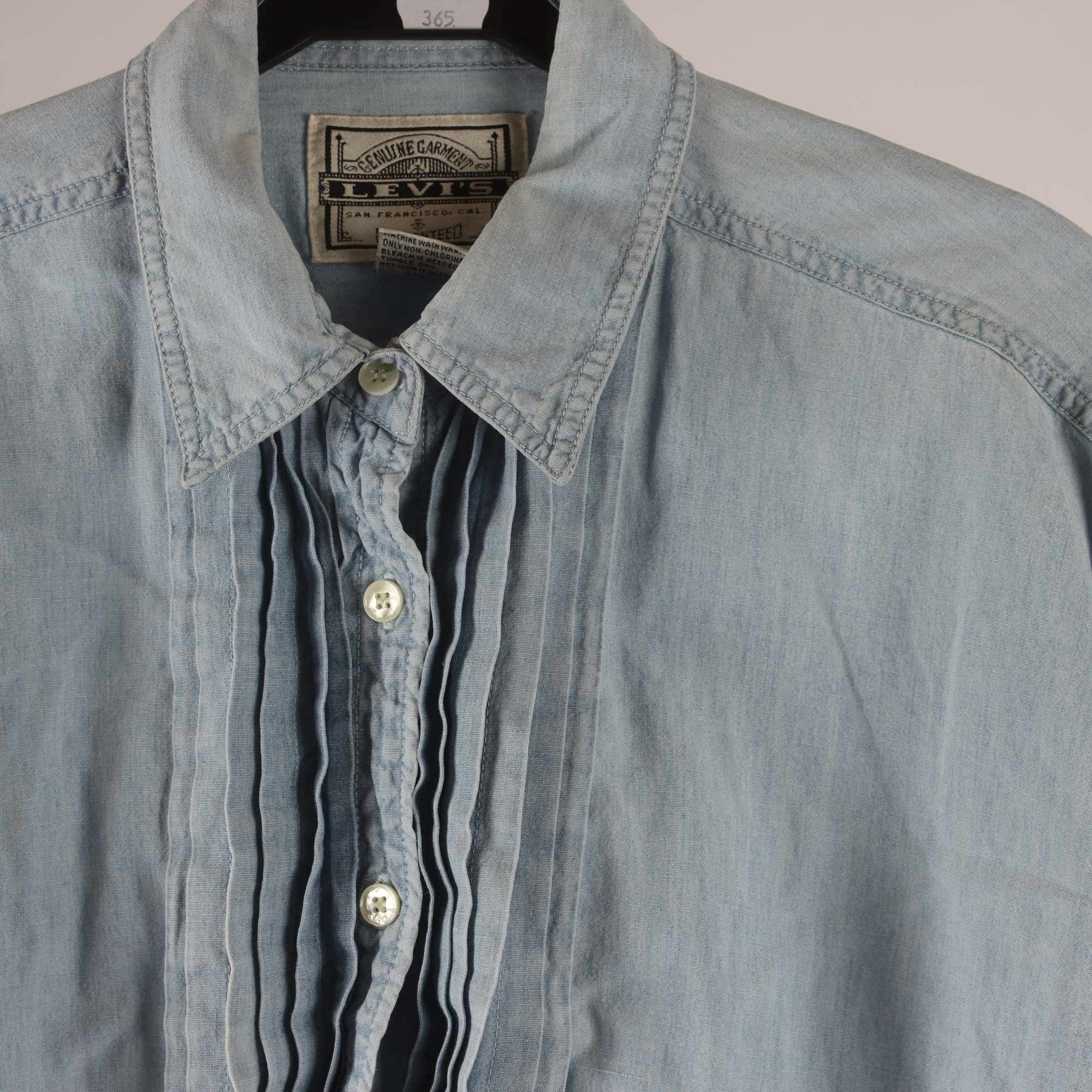 Jeansskjorta, Levis, blå, stl. L.