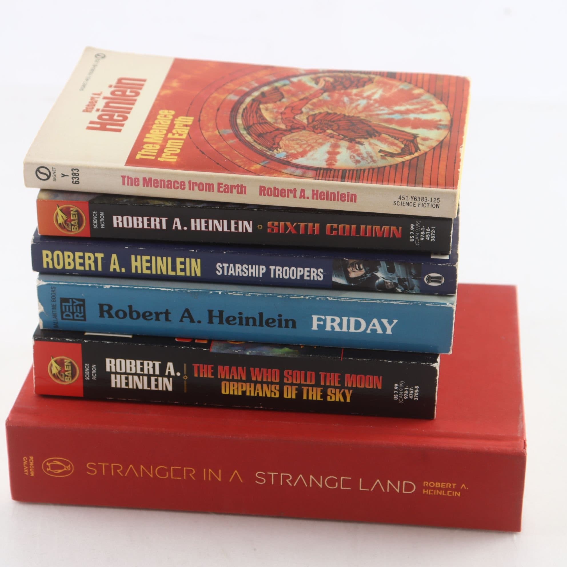 Robert A. Heinlein, bokpaket med 6 volymer