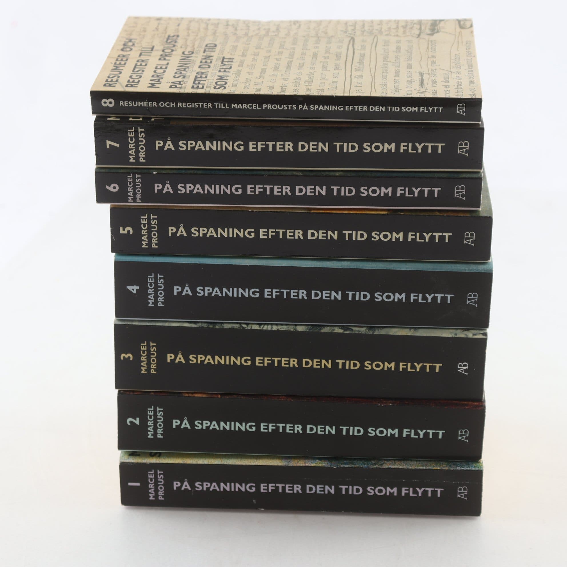 Marcel Proust, På spaning efter den tid som flytt, Vol. 1-8