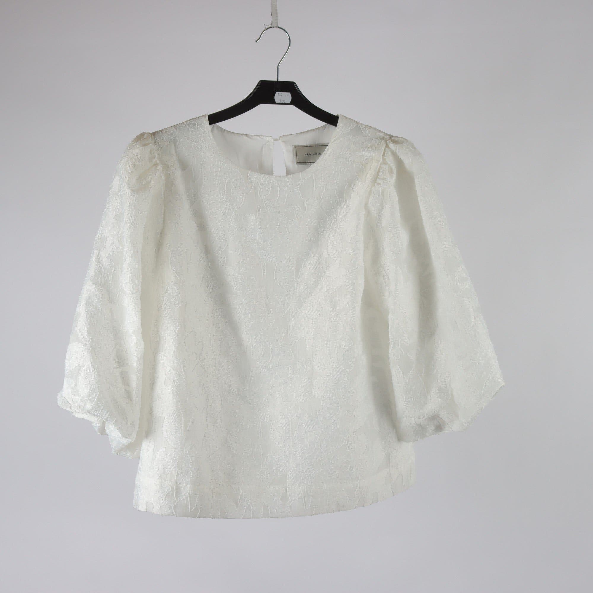 Blus, Neo Noir, vit, stl. 38.