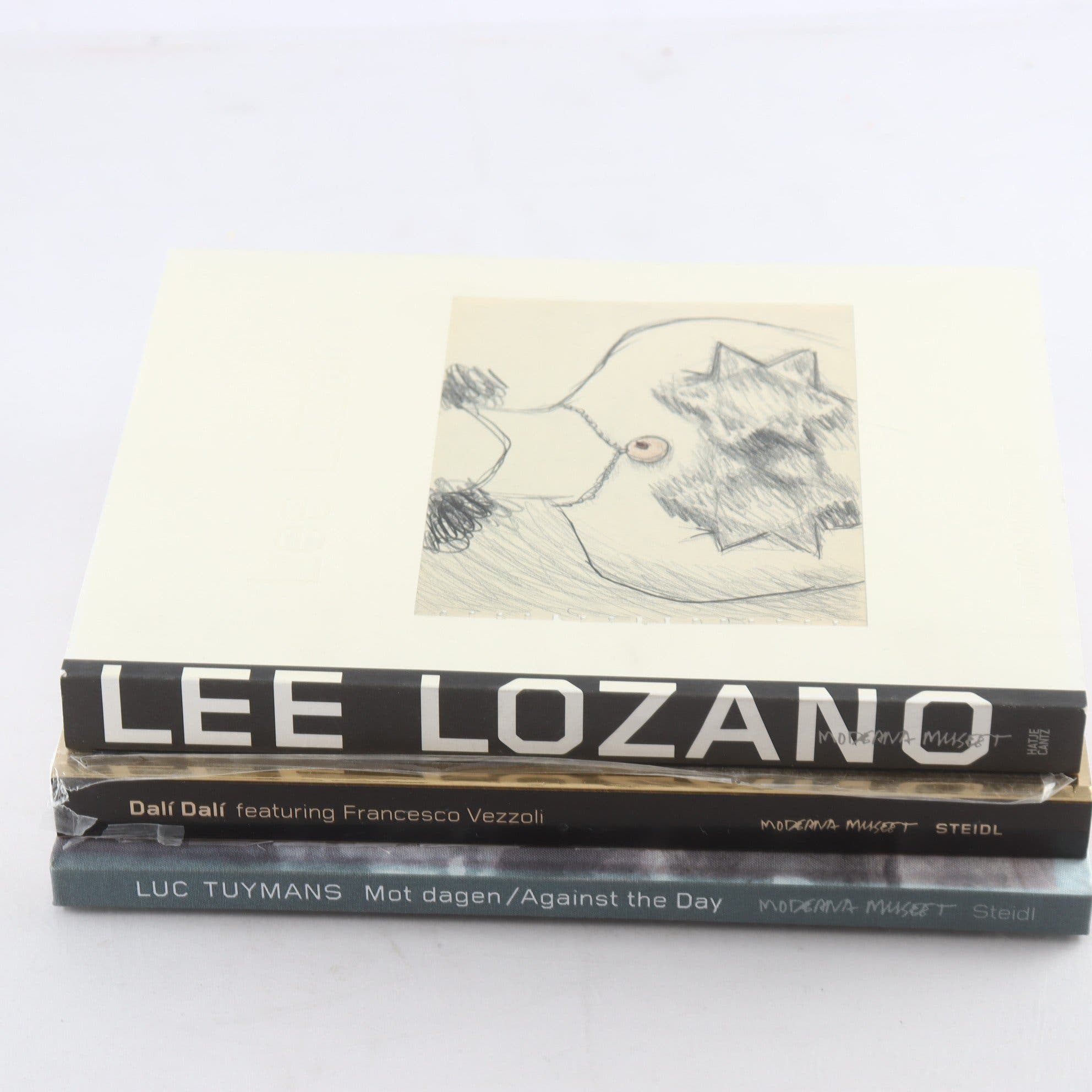 Moderna Museet utställningskataloger, 3 vol: Dali, Lozano, Tuymans