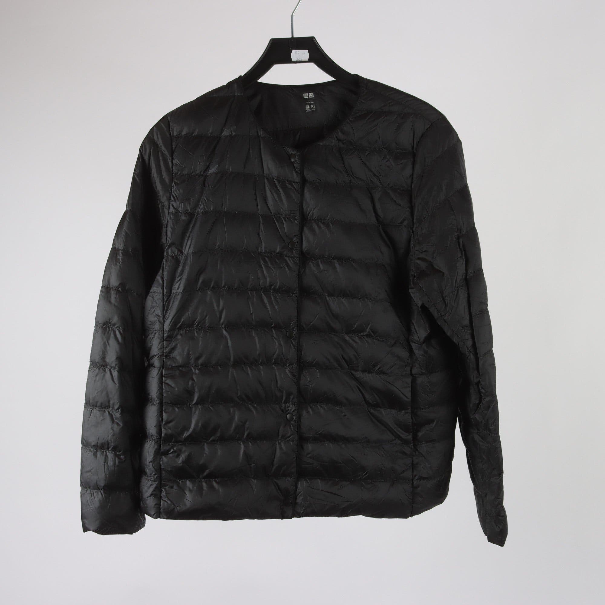 Dunjacka, Uniqlo, svart, stl. L.