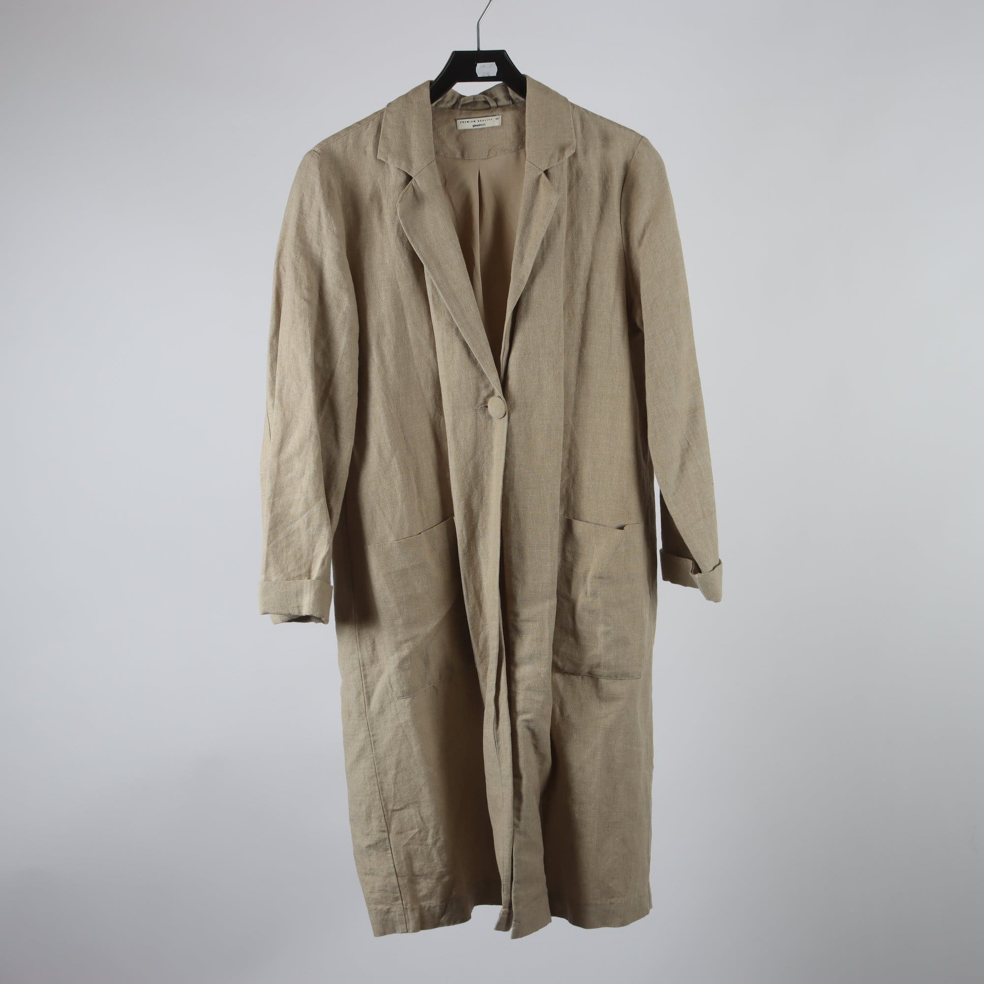 Kappa, Ginatricot, beige, 50% lin, stl. 36.