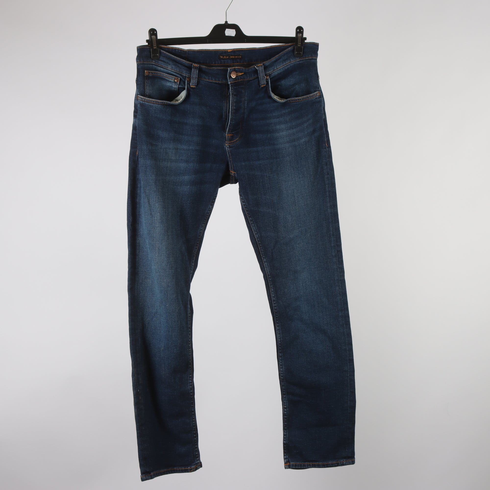 Jeans, Nudie Jeans, Grim Tim, blå, stl. 34″/32.