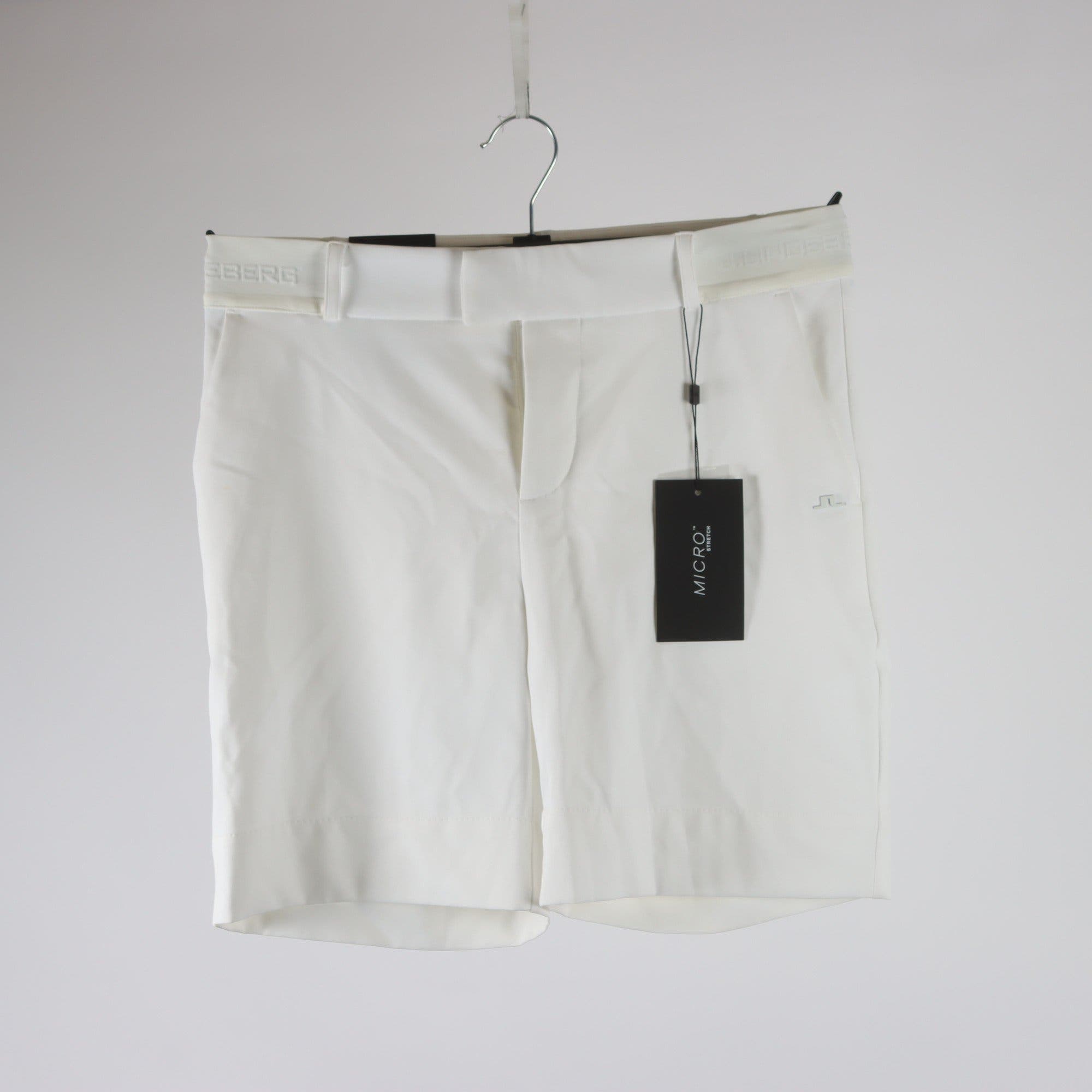 Shorts, J.Lindeberg, vit, stretch, stl. 30″.