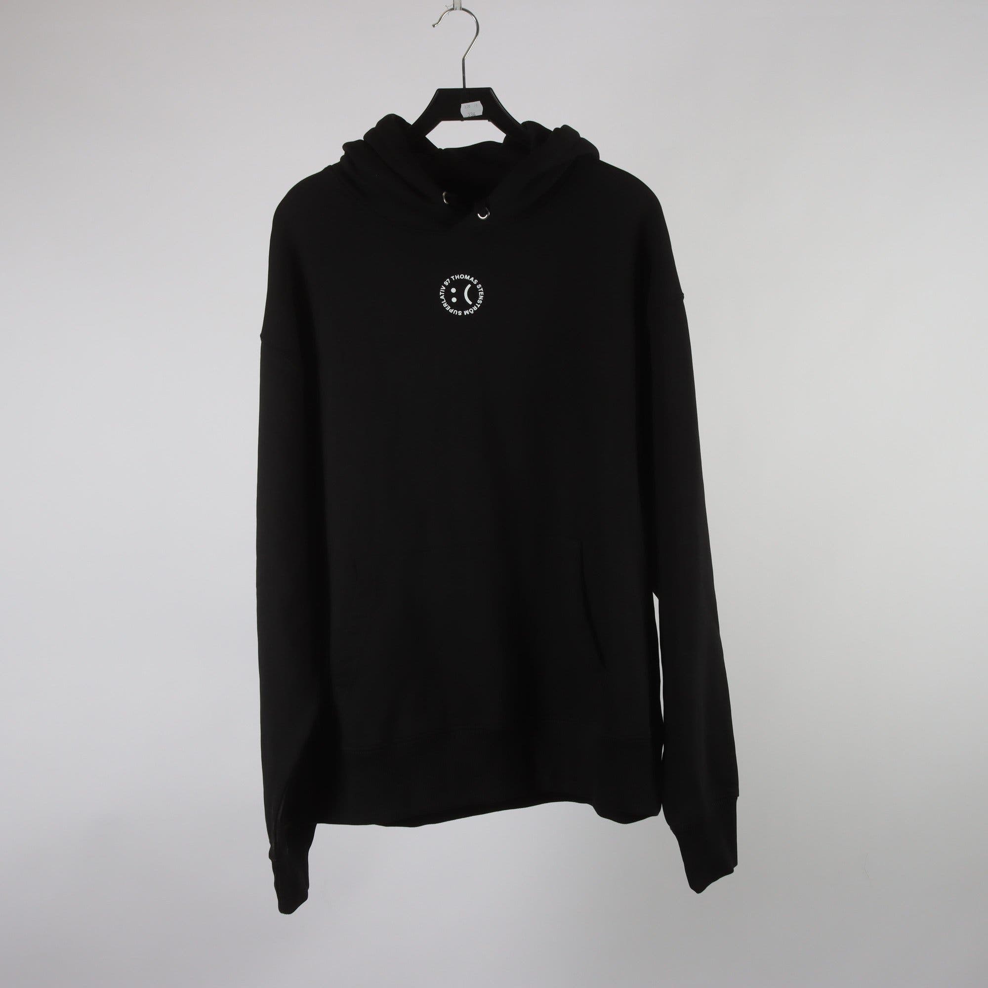 Hoodie, Superlativ, svart, stl. XXL.