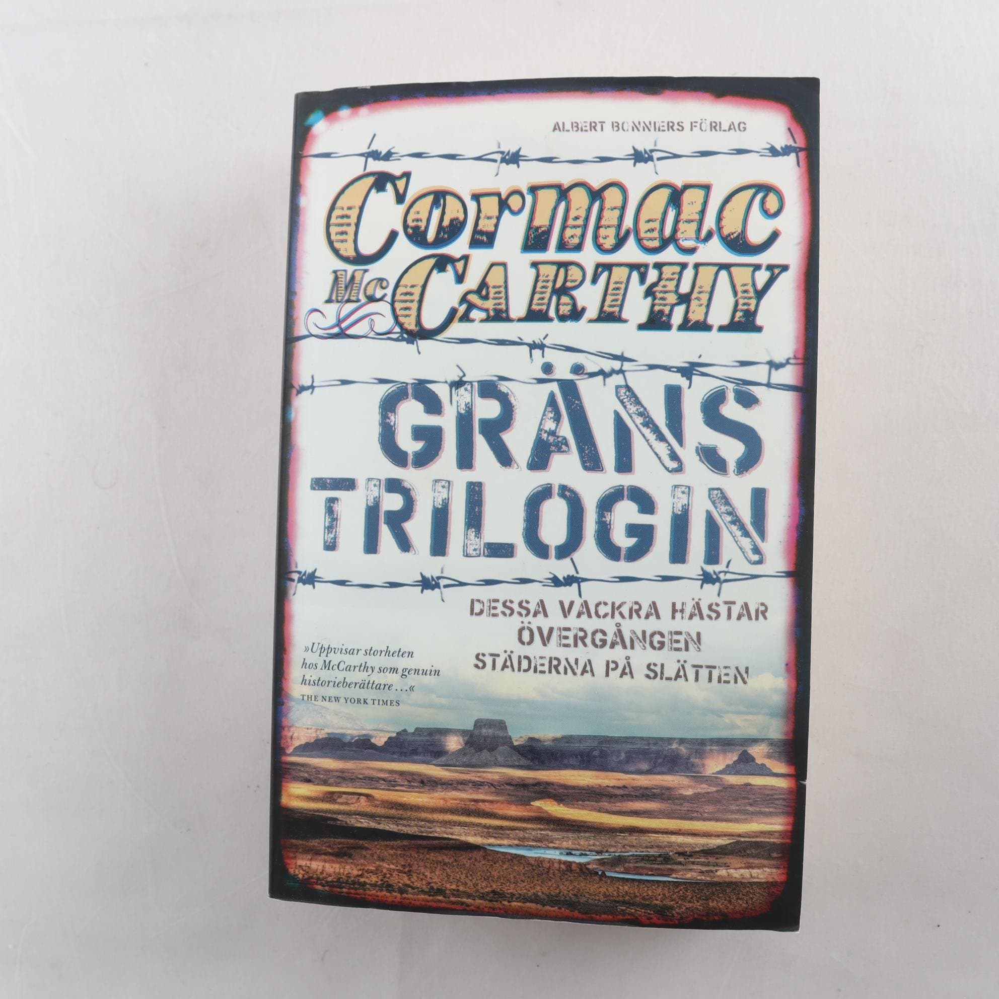 Cormac McCarthy, Gränstrilogin