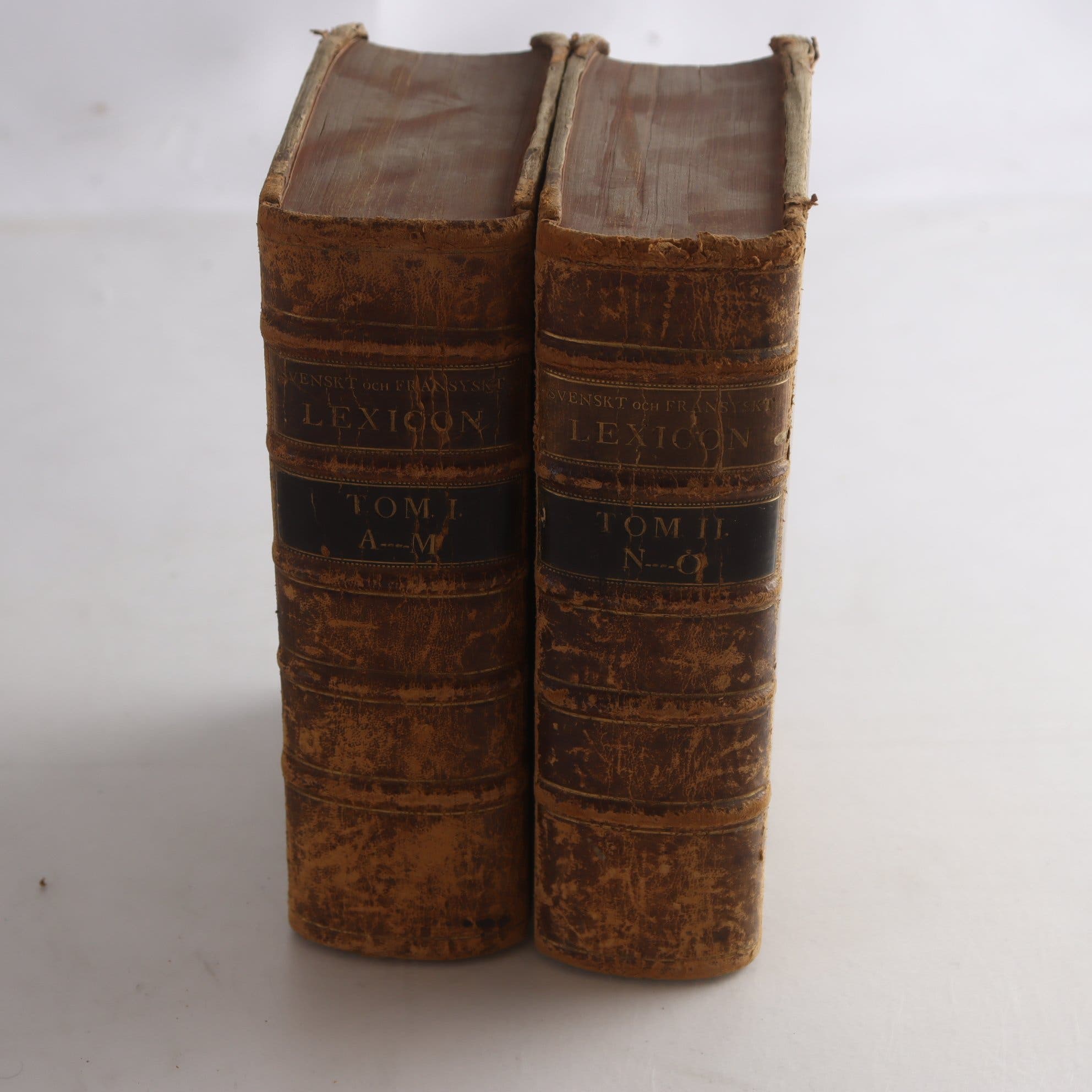 Svenskt och fransyskt lexicon, Tom I-II (1807)