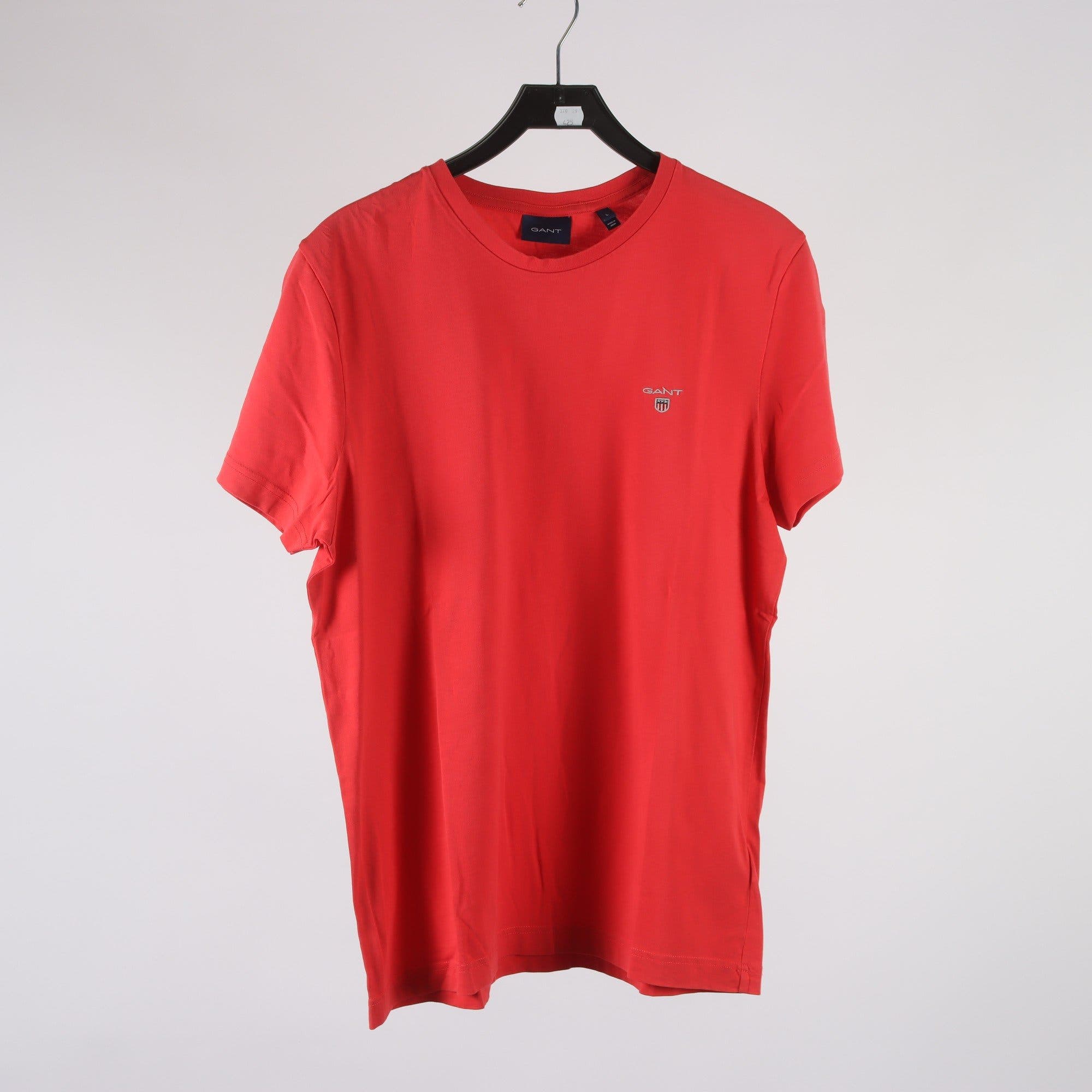 T-shirt, Gant, röd, stl. L.