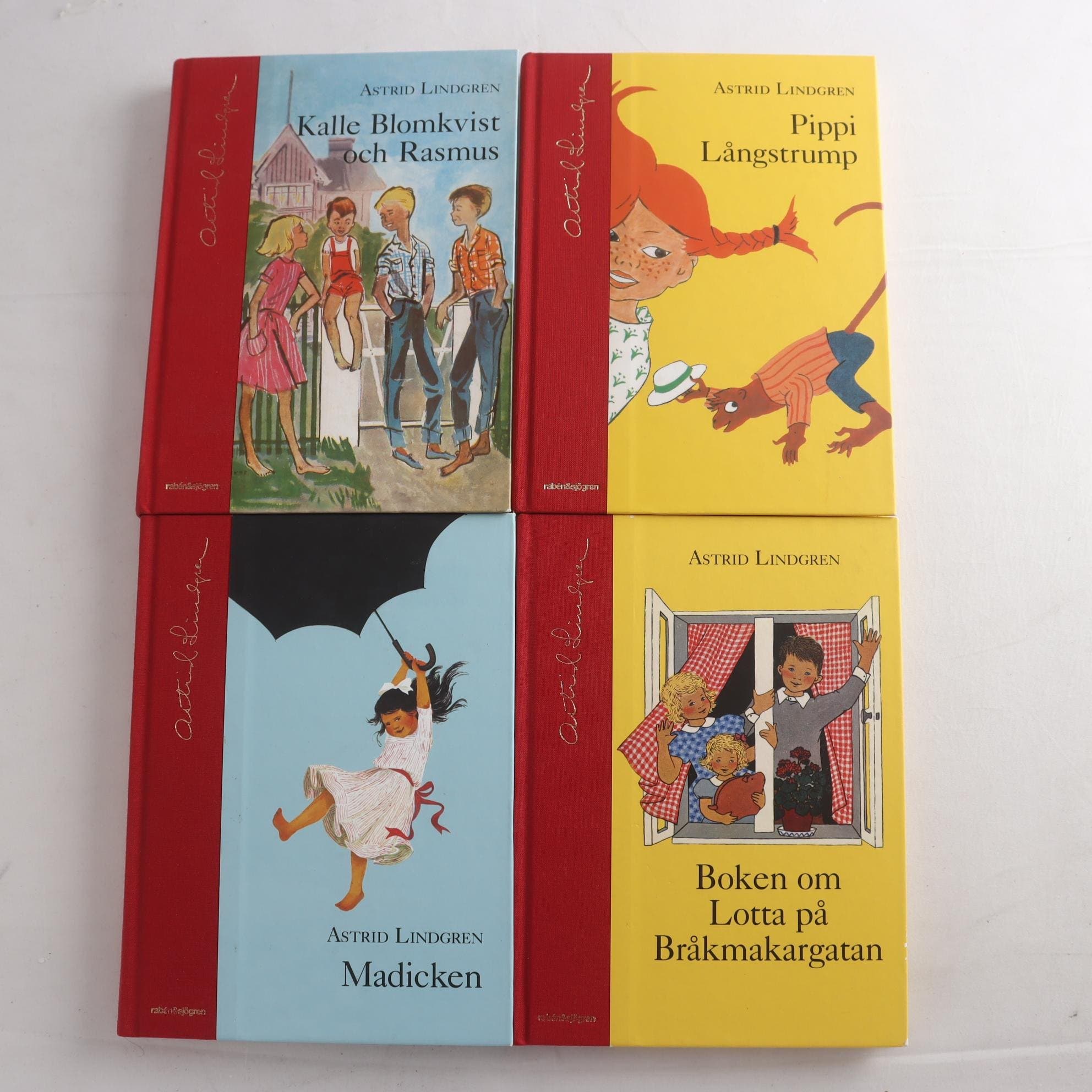 Astrid Lindgren, bokpaket med 4 volymer