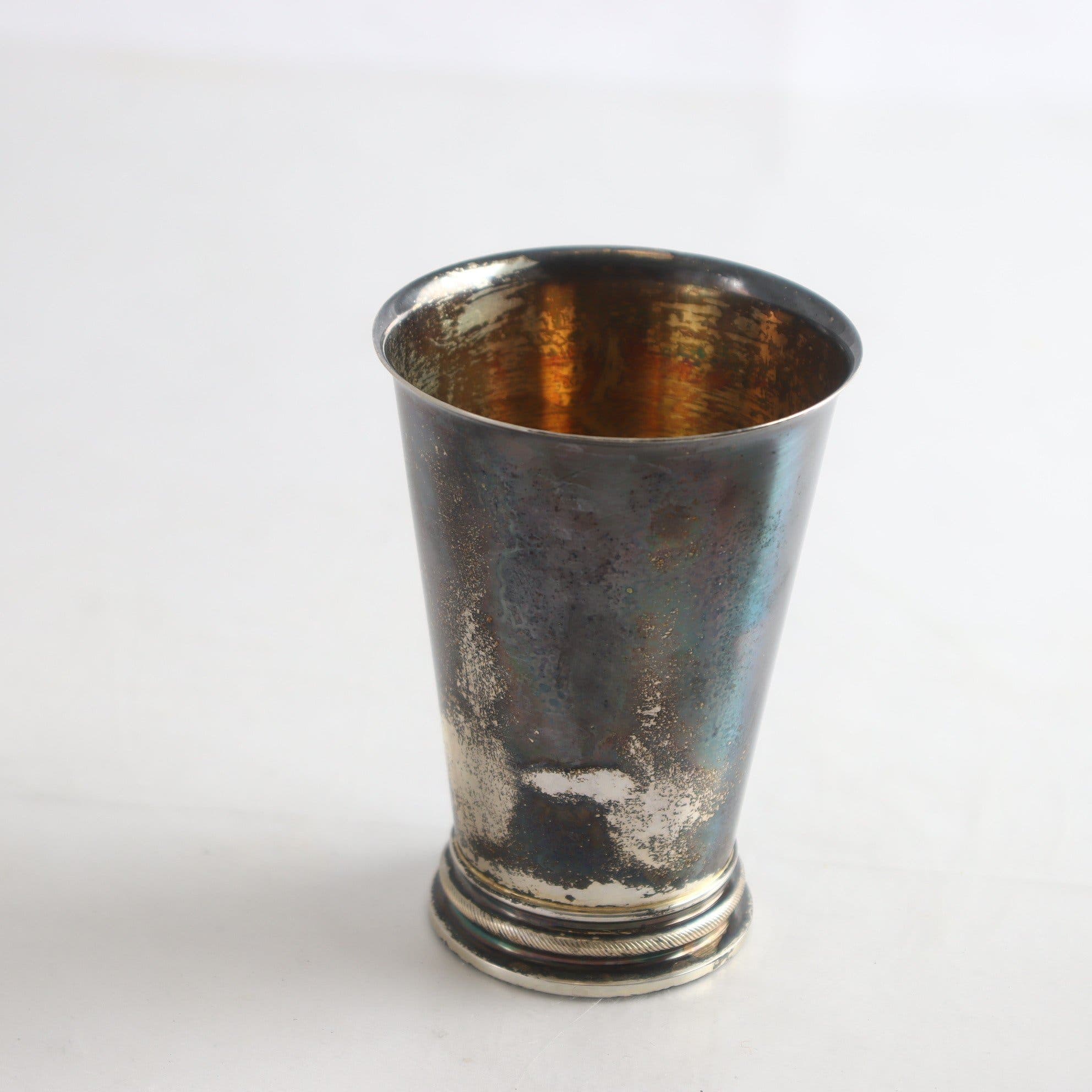 Pokal, silver, kattfot, HGR, 1948