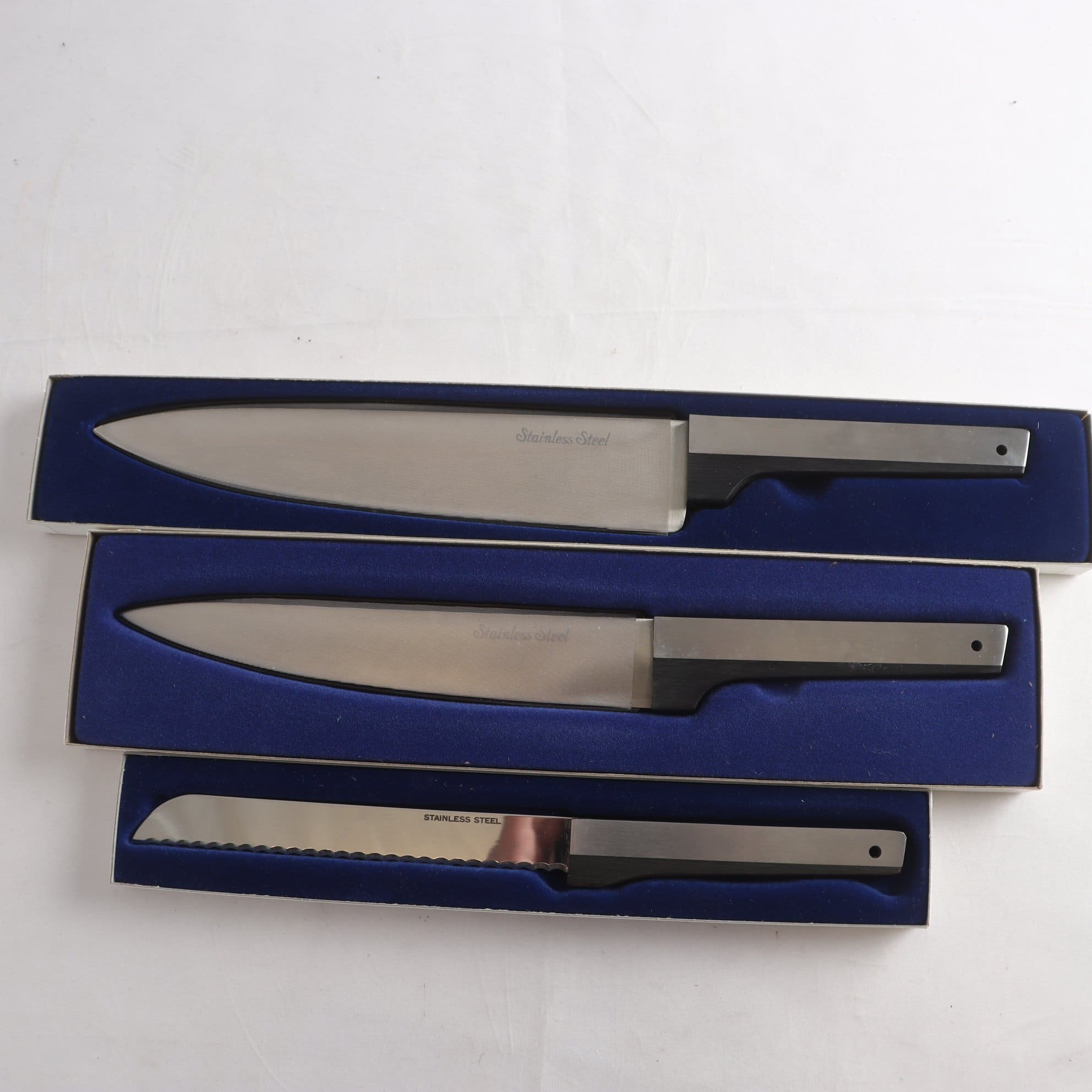 Knivset, rostfritt stål & bakelit