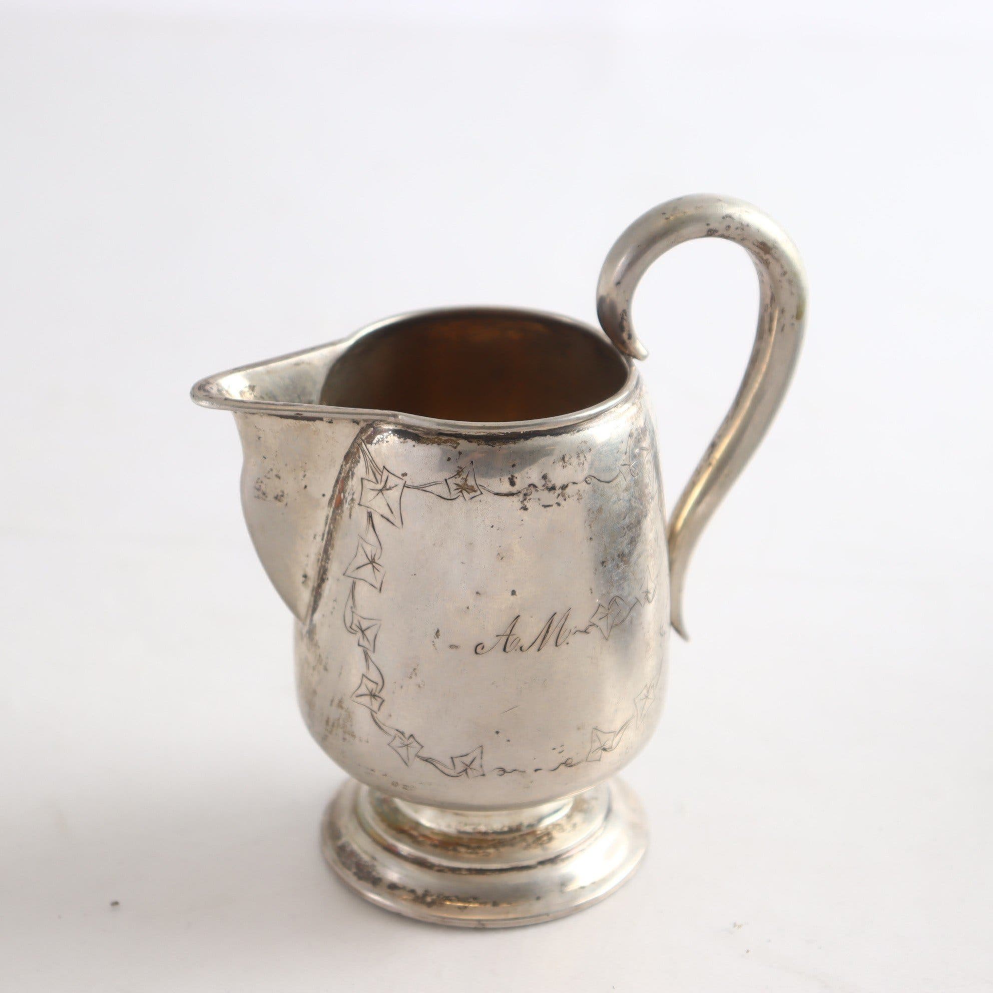 Gräddkanna, silver, Danmark