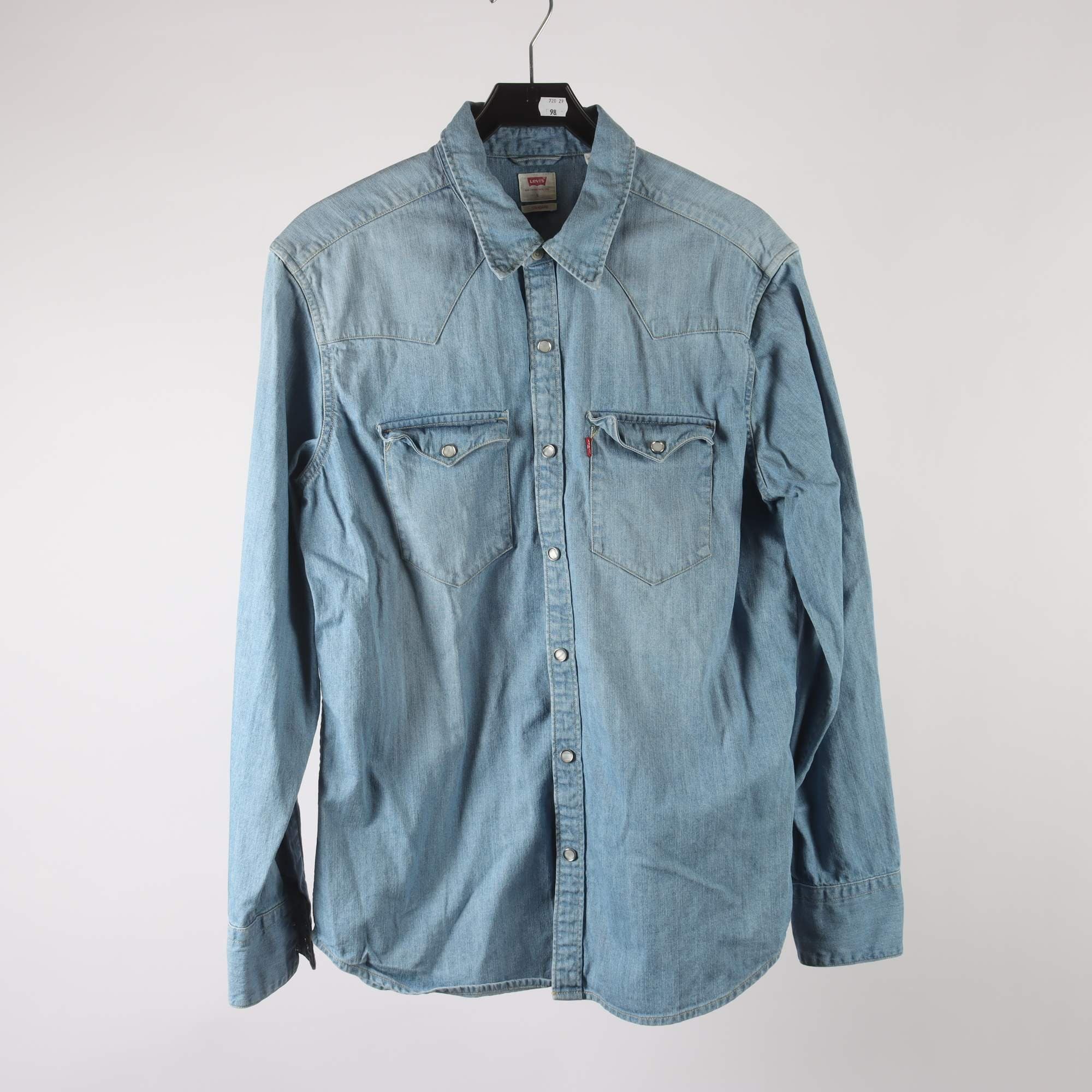 Jeansskjorta, Levi´s, blå, stl. L