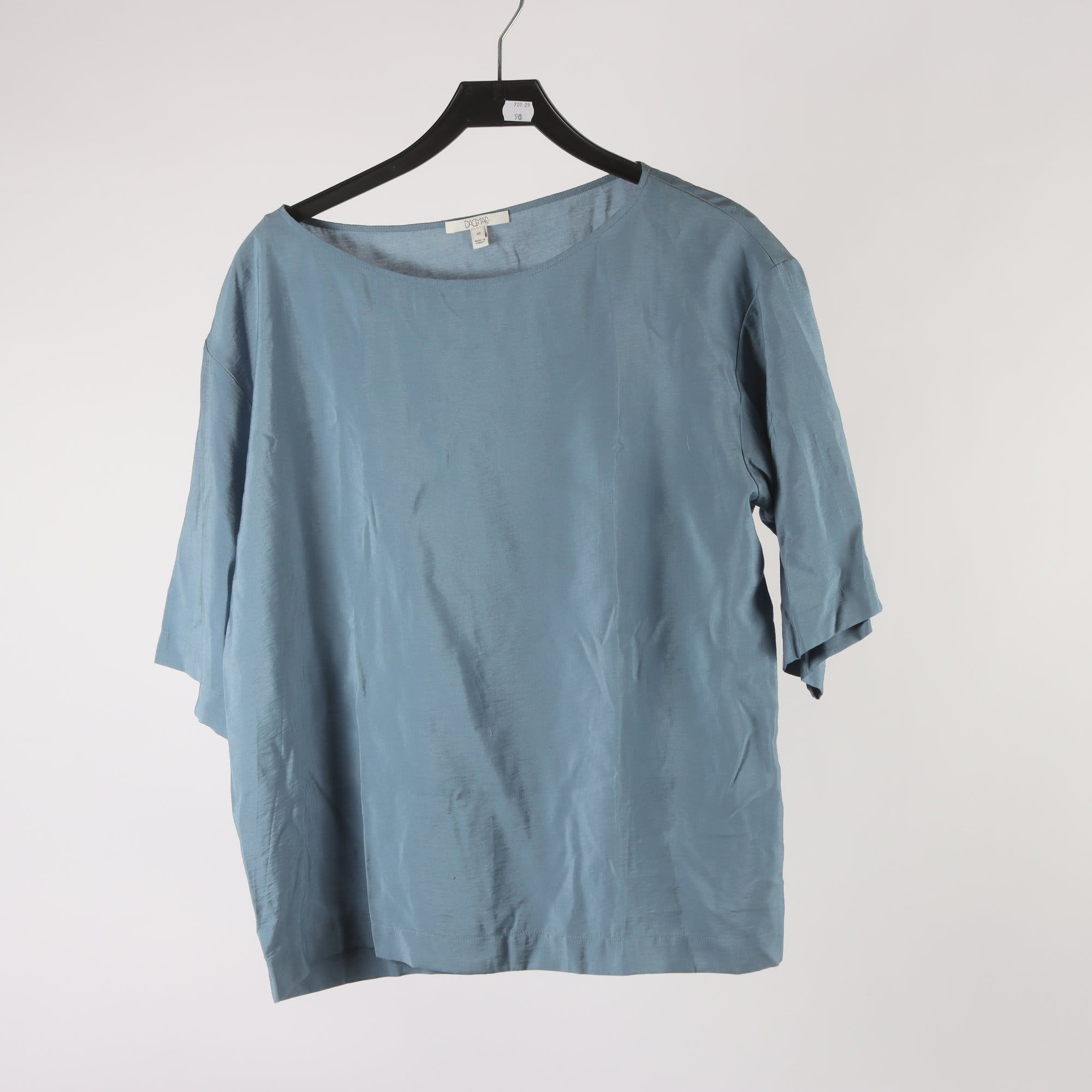 Blus, Dagmar, blå, stl. 40