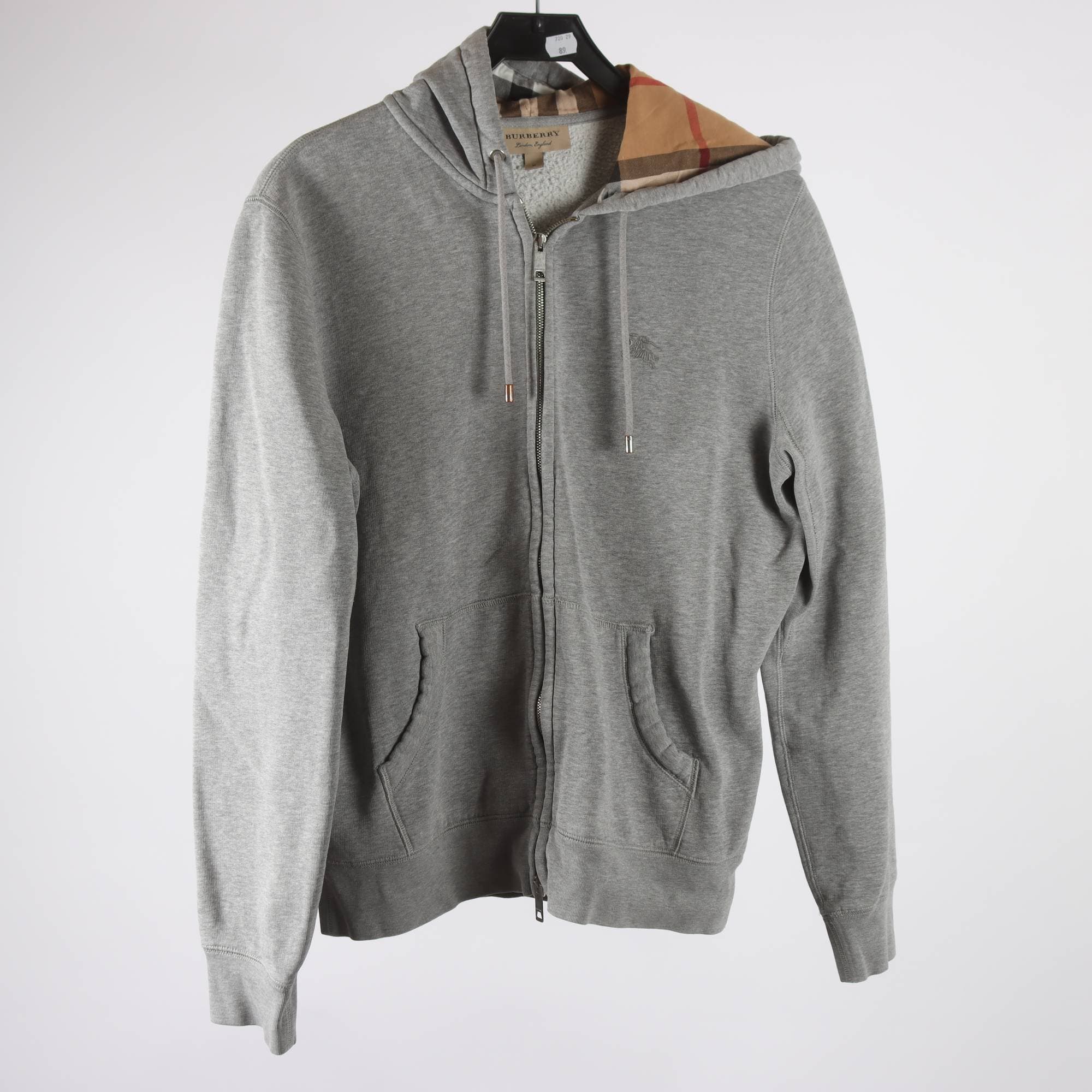 Hoodie, Burberry, grå, stl. M