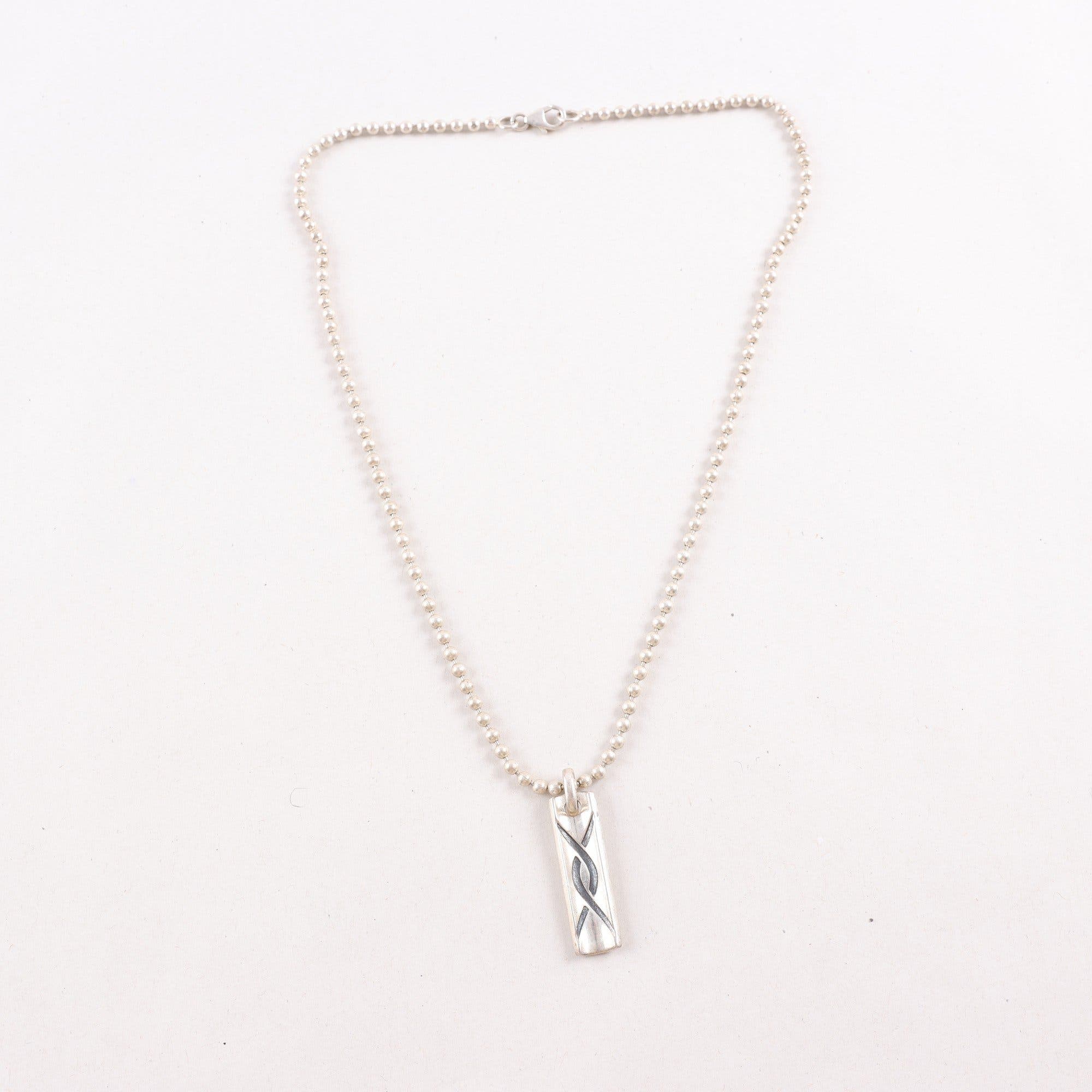 Kulkedja & hänge, silver