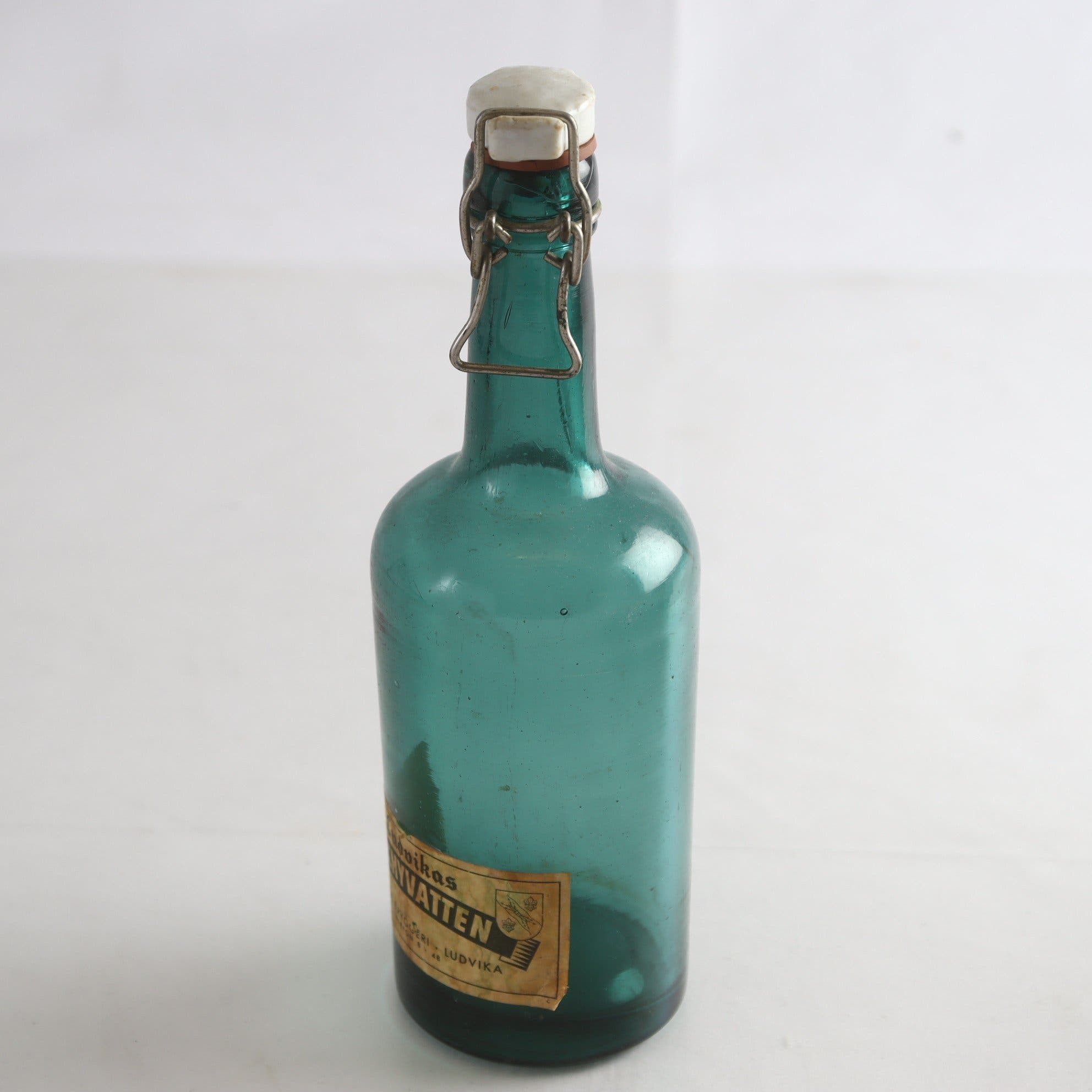 Glasflaska, Ludvikas Vichyvatten, Ludvika Bryggeri, 1800-talets mitt