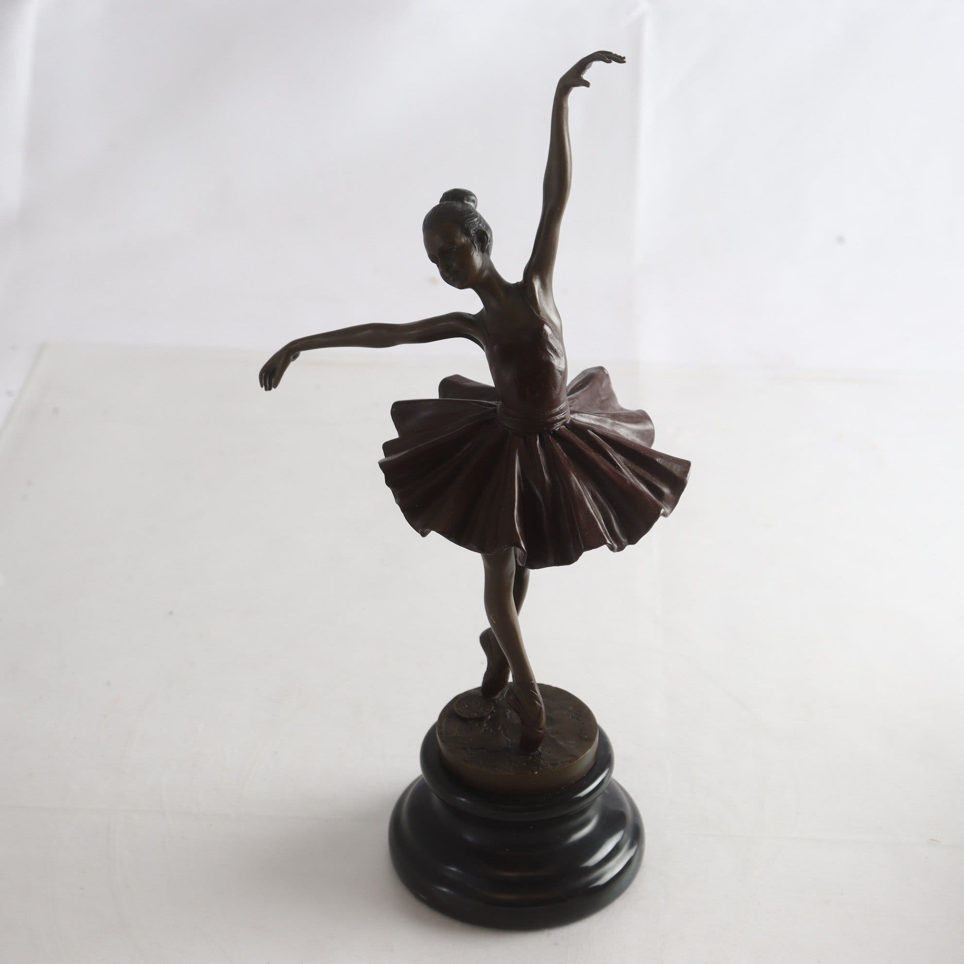 Statyett, brons, ballerina, Australien. Samfraktas ej