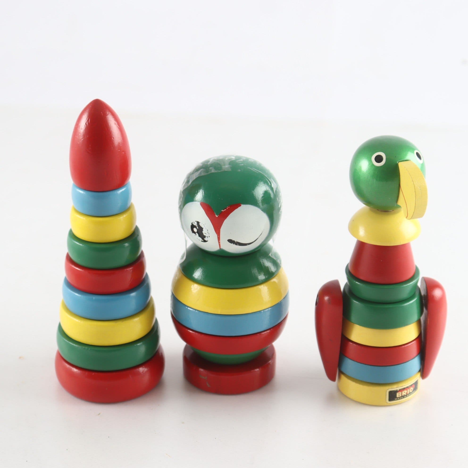 Brio, Brio plockfigurer, 3st,retro.
