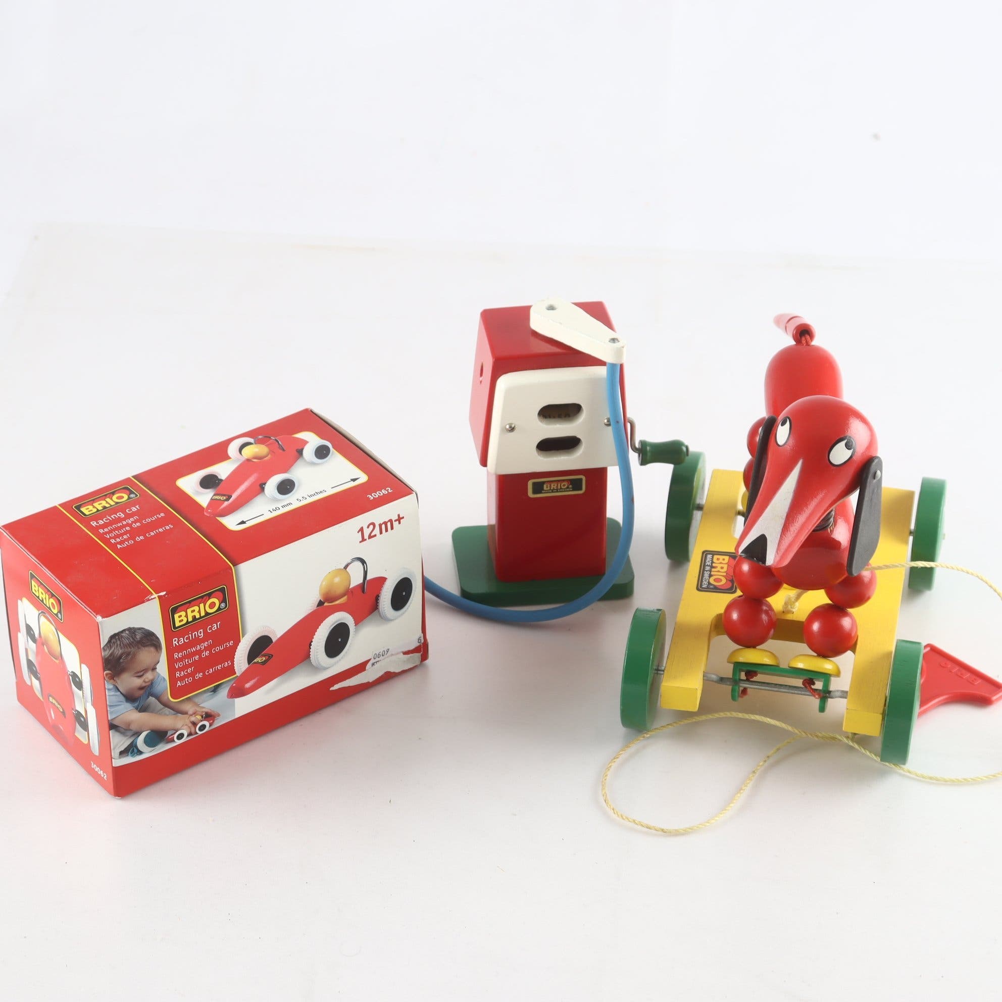 Brio, Brio leksaker, 3st, retro.