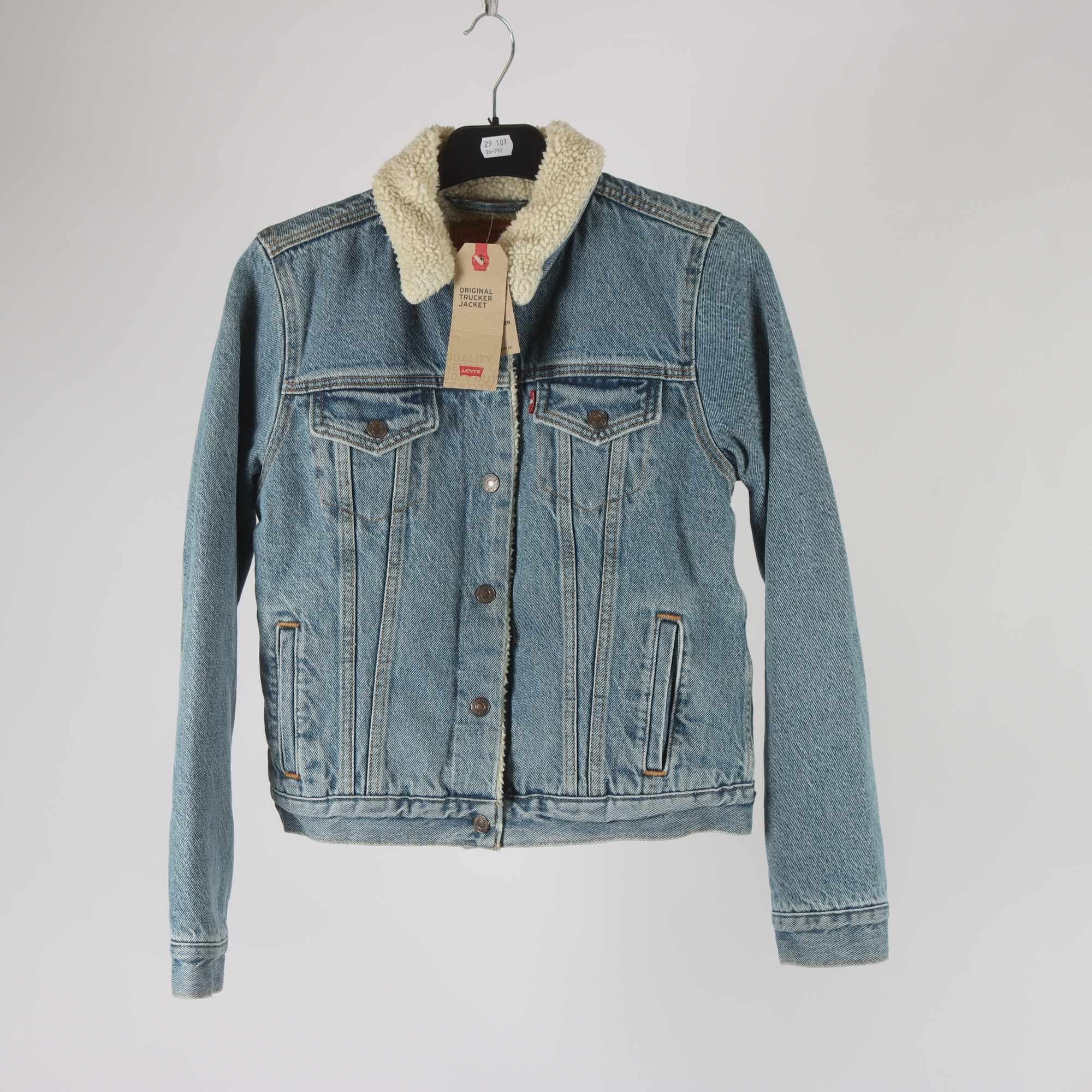 Fodrad jeansjacka, Levi’s, stl. XS
