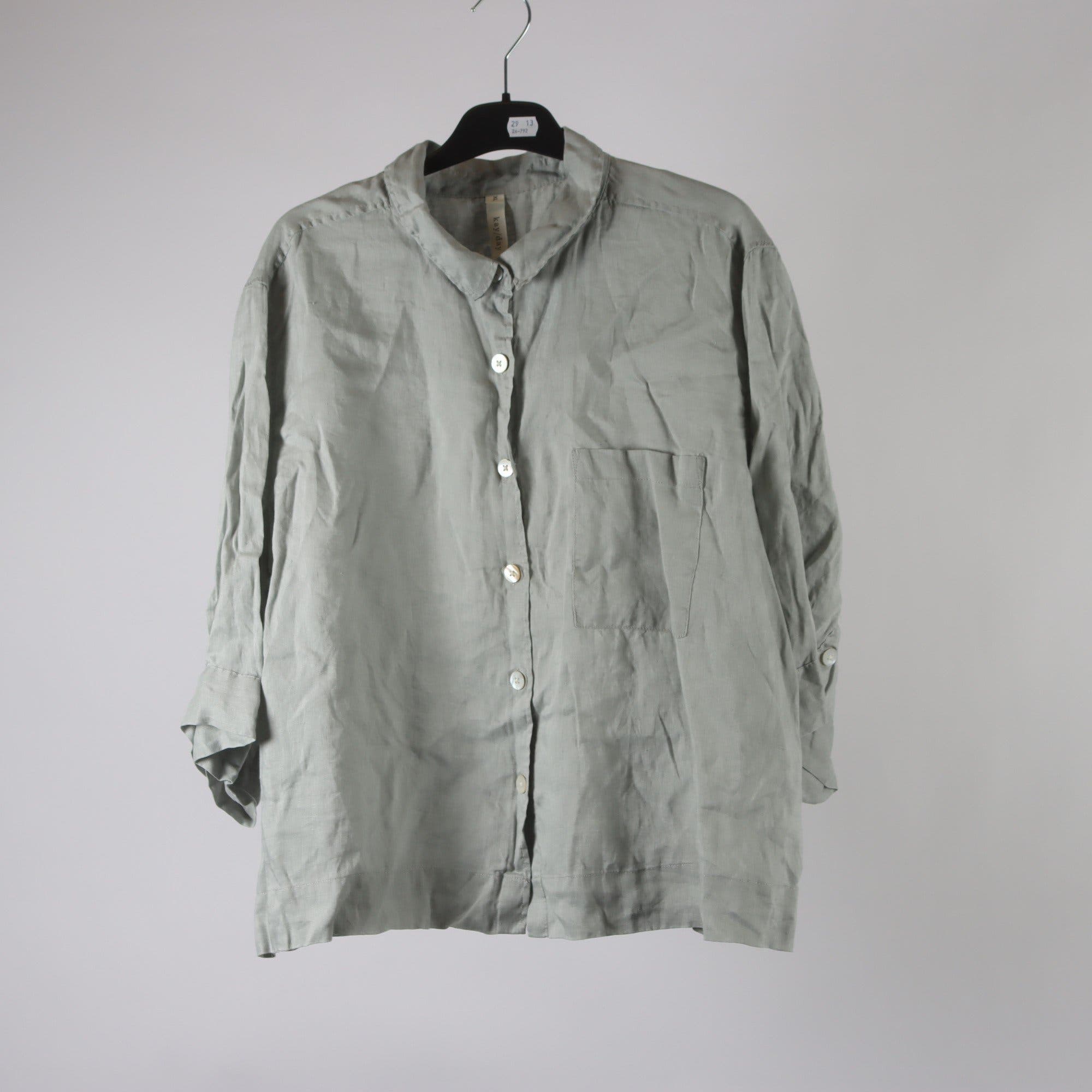 Skjorta, kay/day, 100% lin, stl. XL