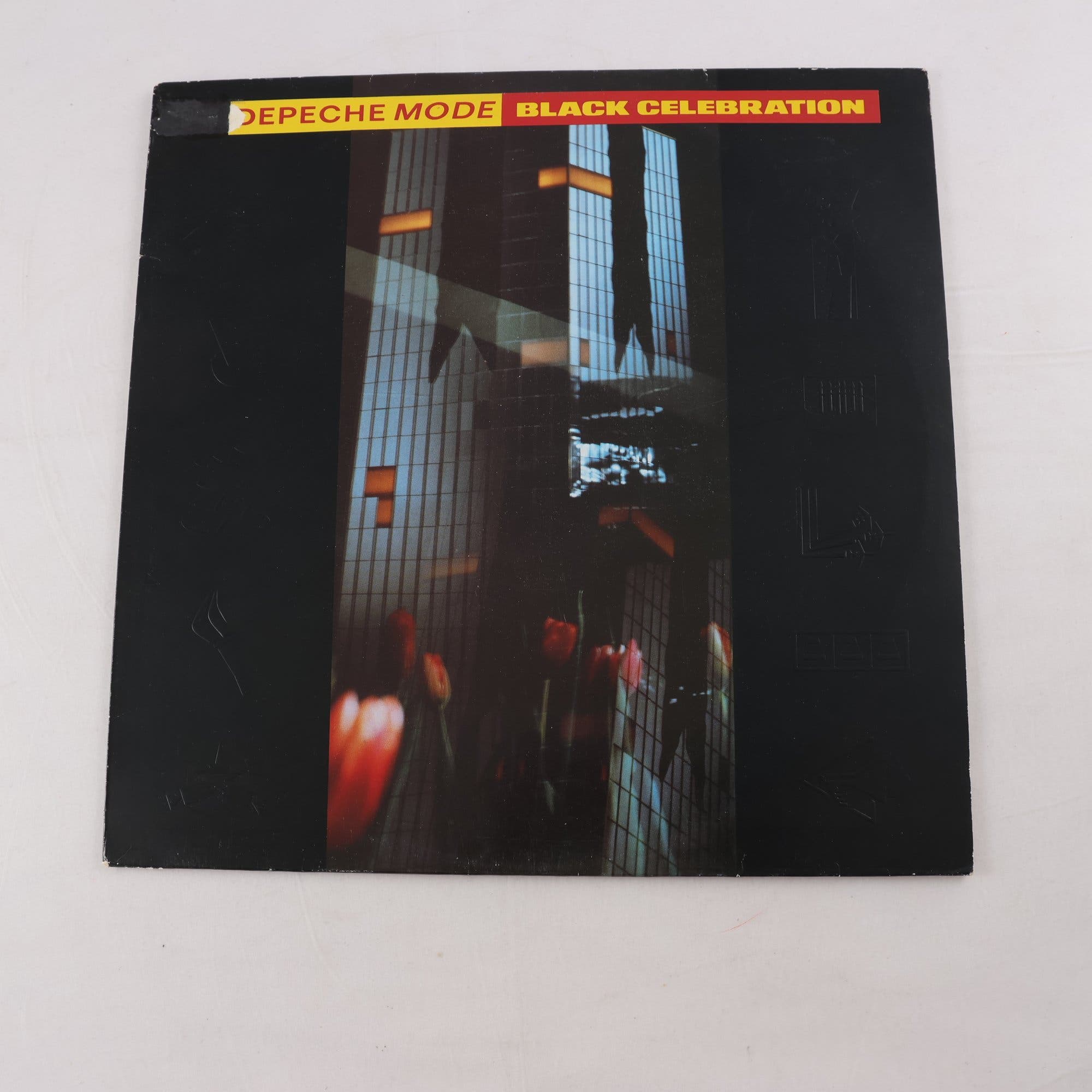 LP, Depeche mode – black celebration (embossed)