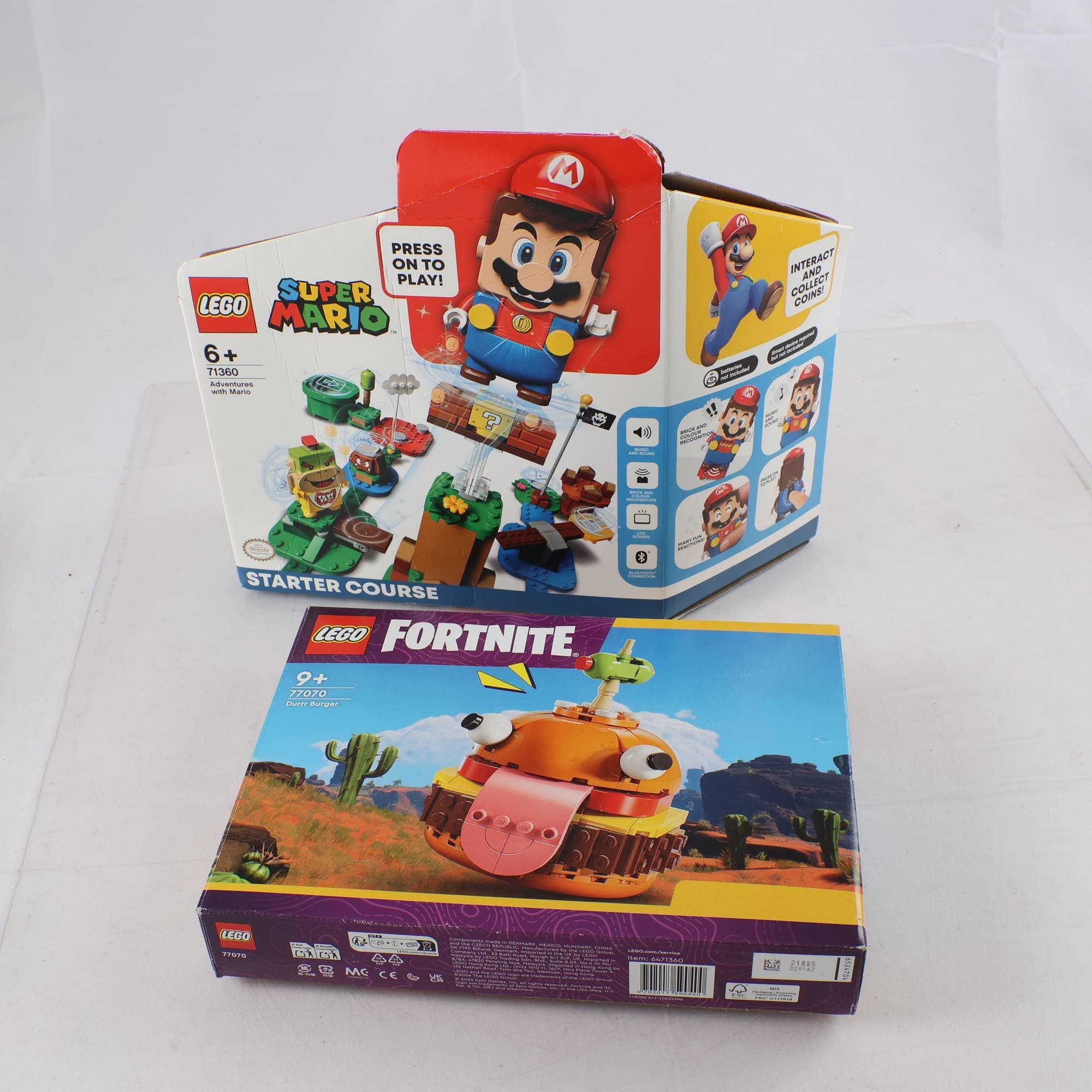 Lego, Super Mario, starter pack & fortnite 7707