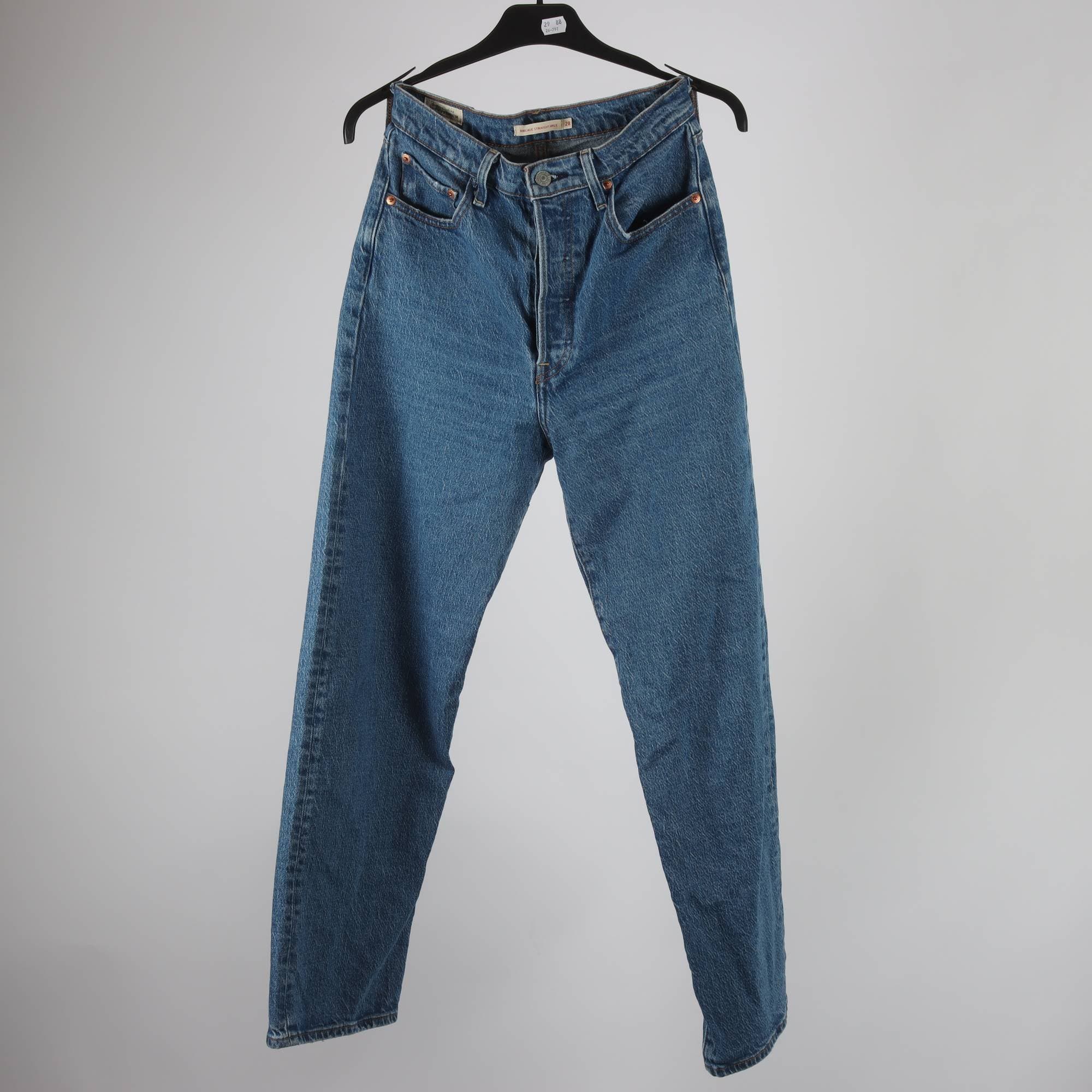 Jeans, Levi’s Ribcage Straight Ankle, stl. 28″