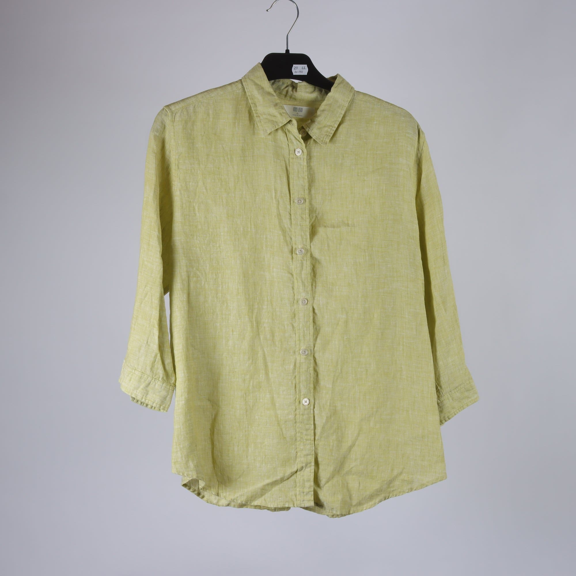 Skjorta, Uniqlo, 100% lin, stl. XL