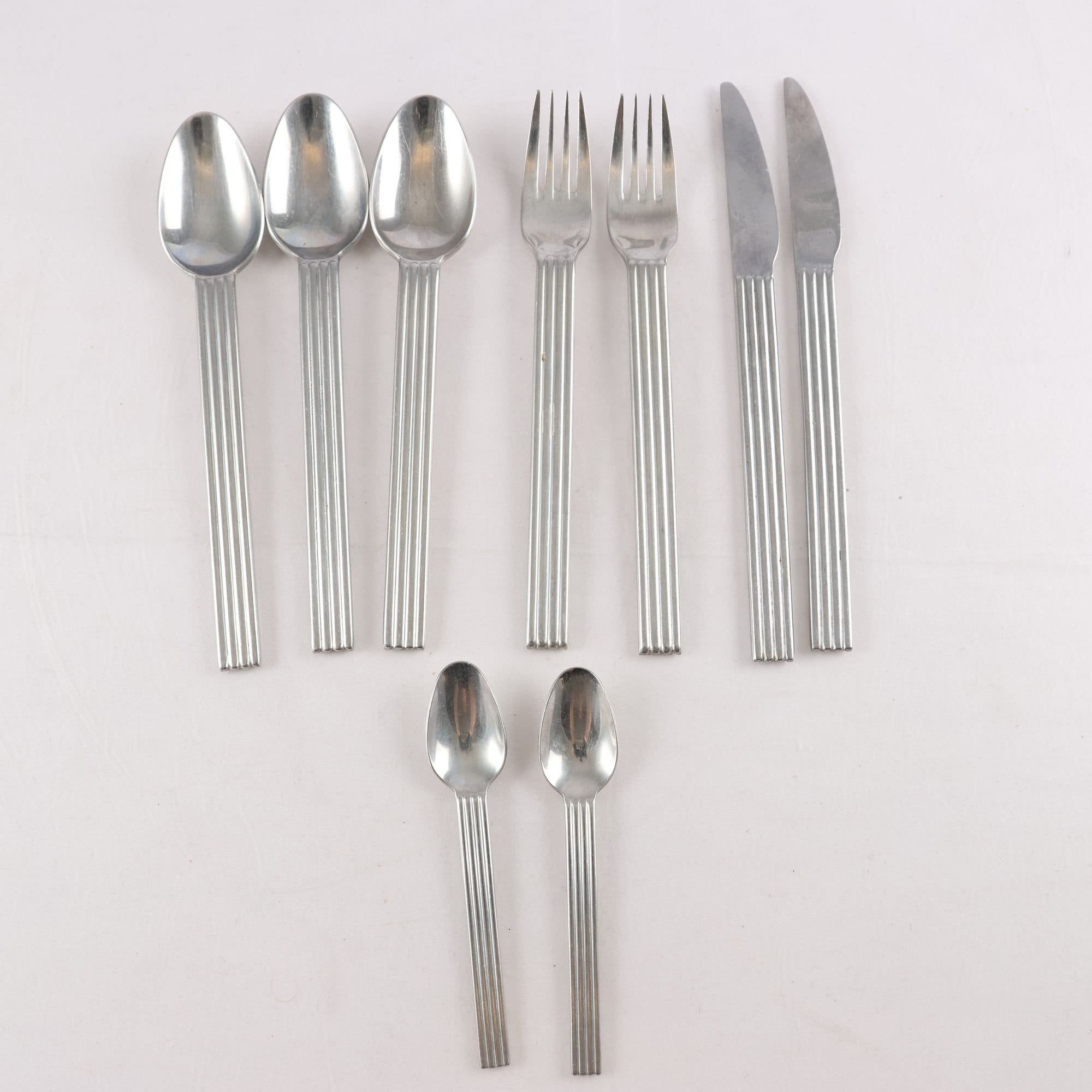Bestick, IKEA, Strateg, Ehlen Johansson, rostfritt stål, 9 st.
