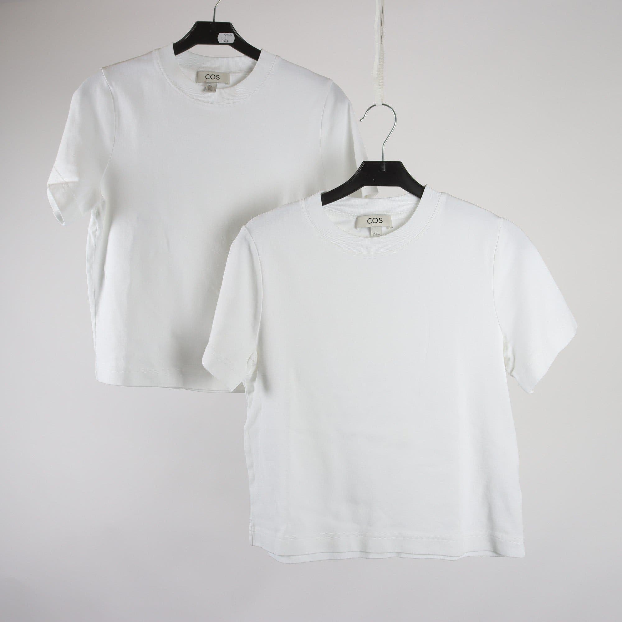 T-tröja 2-pack, COS, vit, stl. S