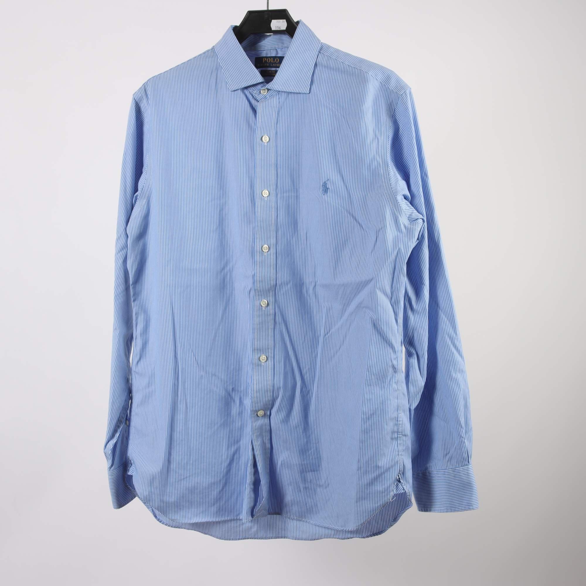 Skjorta, Polo Ralph Lauren, blå, vit, randig, stl. M/L