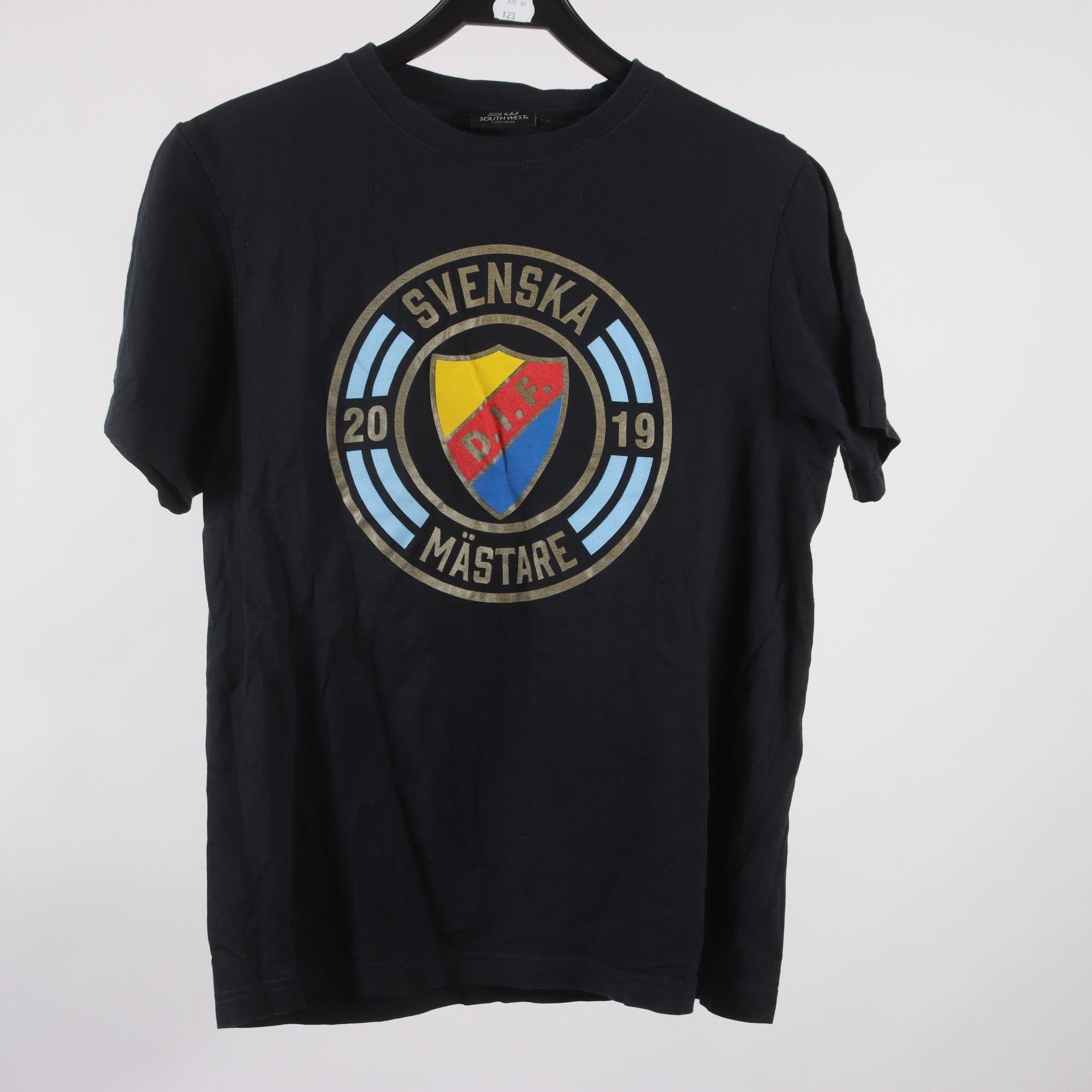 T-shirt, DIF Djurgården, blå, stl. S