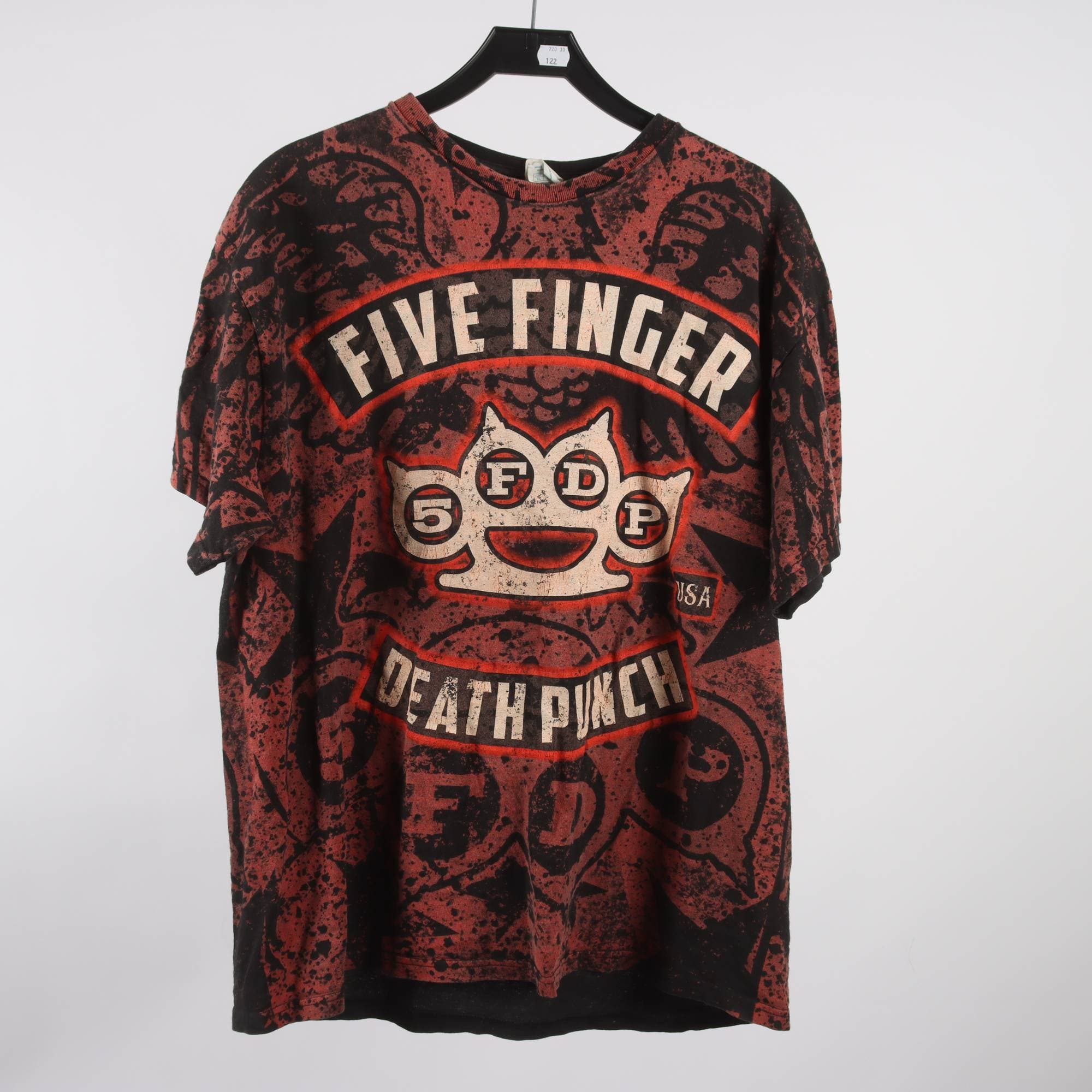 T-shirt, Five Fingers Death Punch, mönstrad, stl. XL
