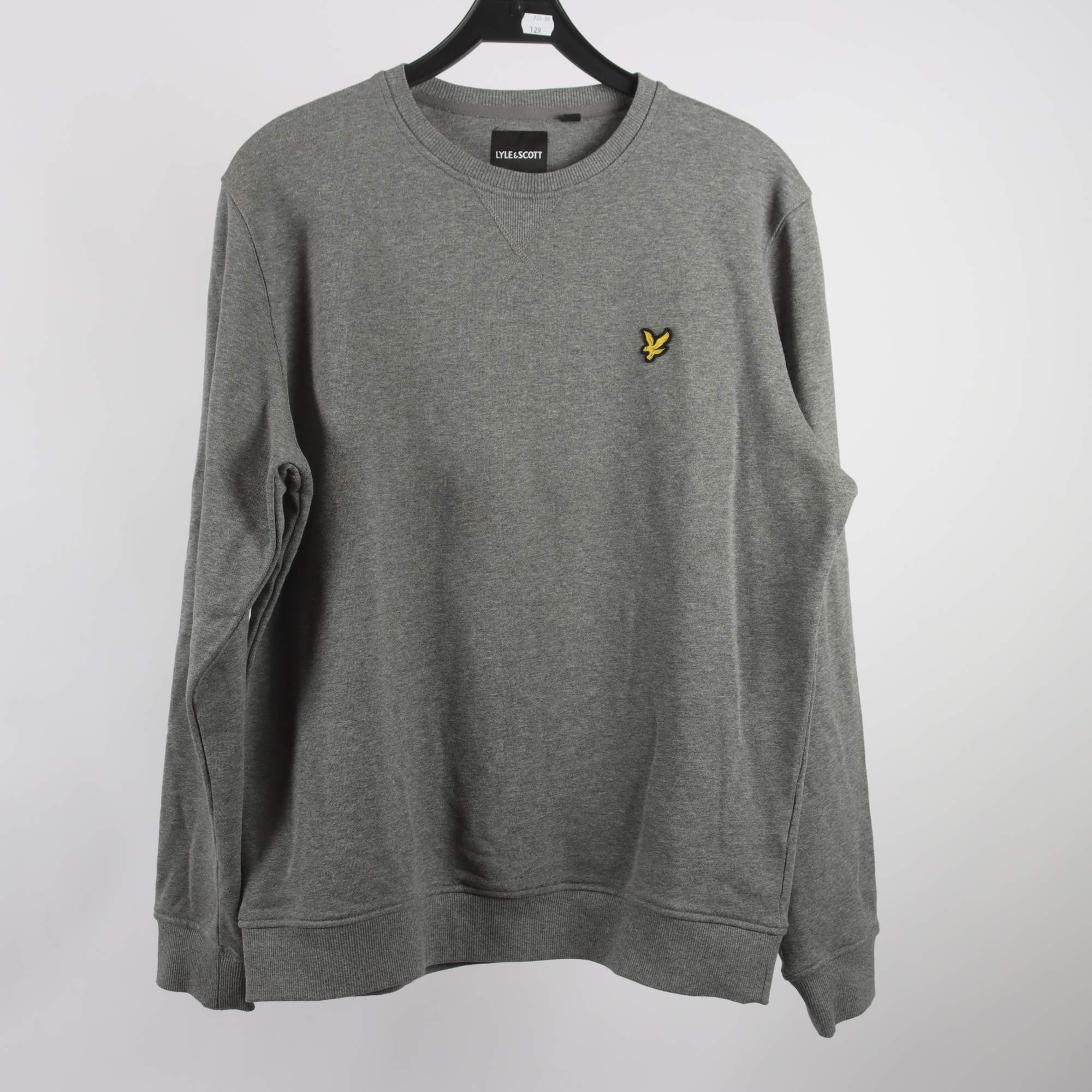 Sweatshirt, Lyle&Scott, grå, stl. L