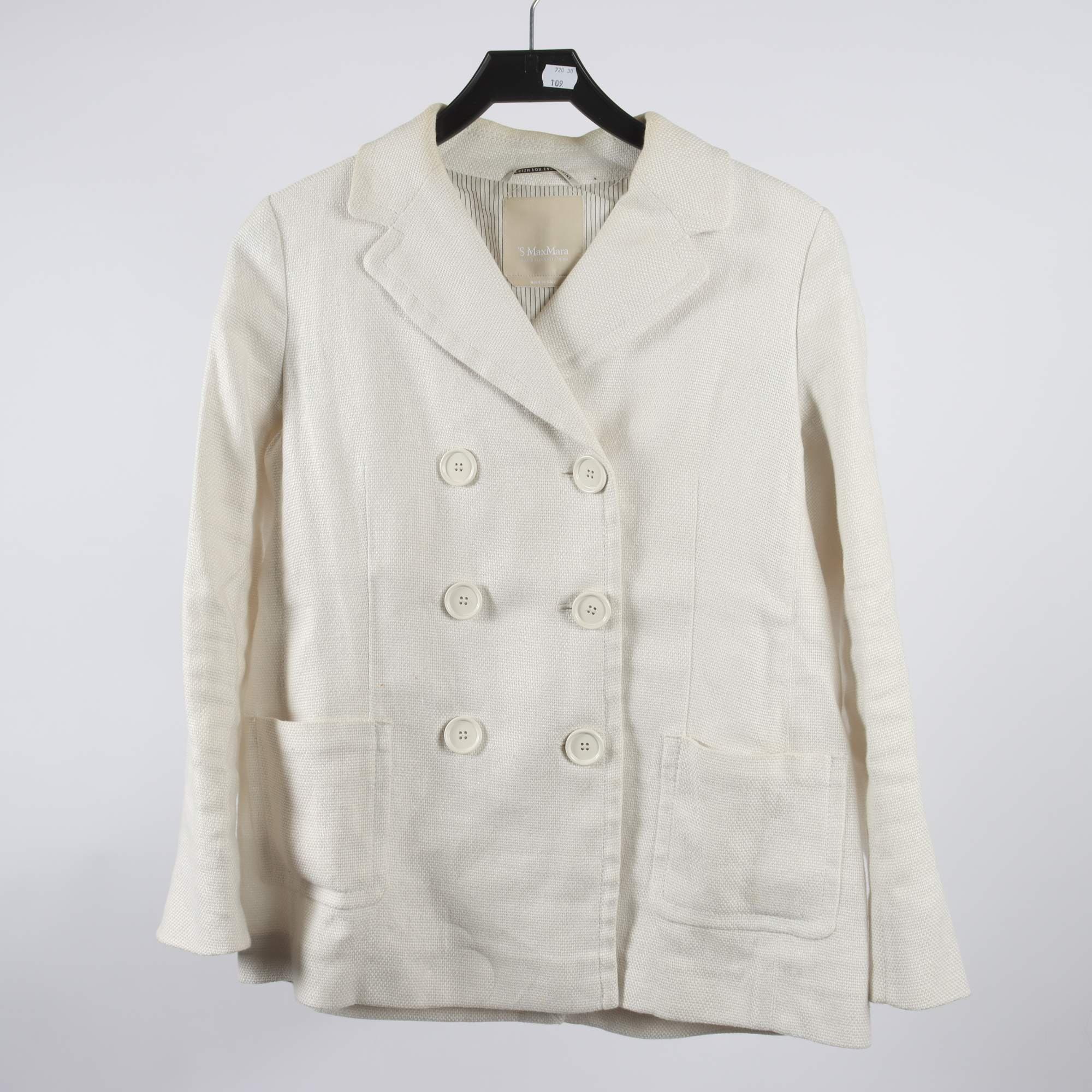 Jacka, S MaxMara, offwhite, stl. 38