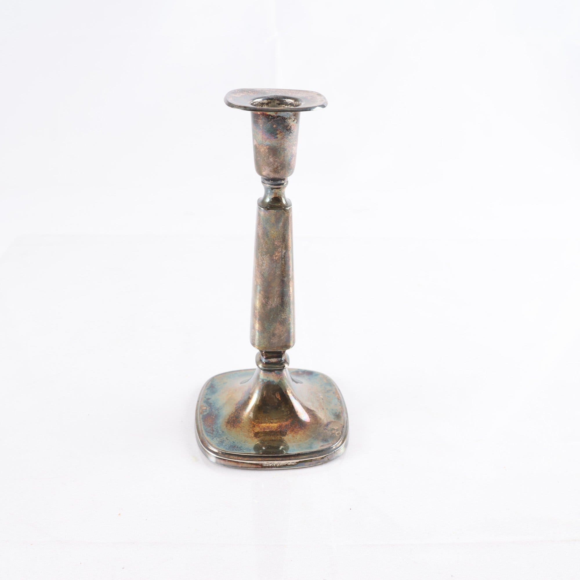 Ljusstake, silver, kattfot, 1961