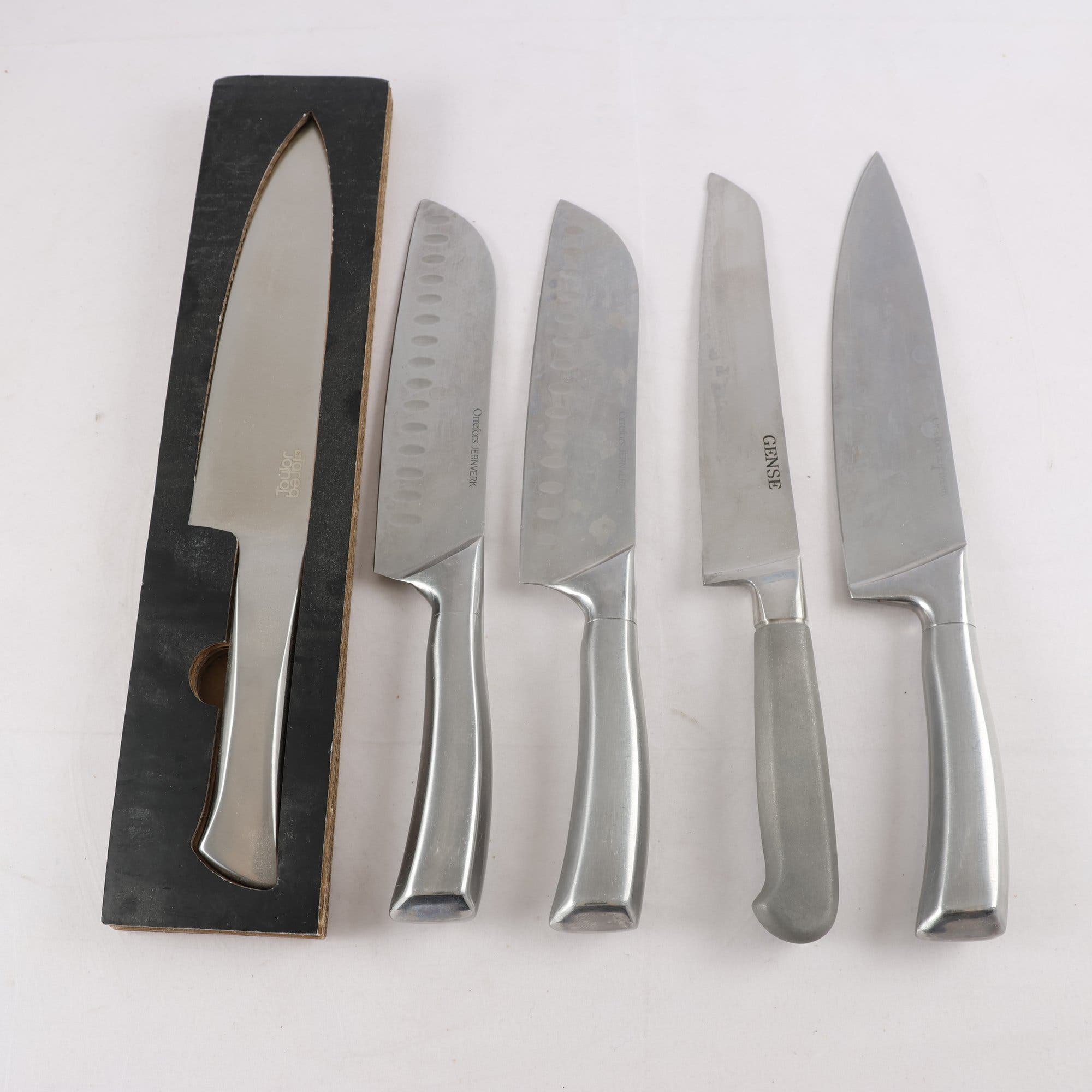 kockknivar, gense, orreforse jernverk & Tareq Taylor, 5 st.