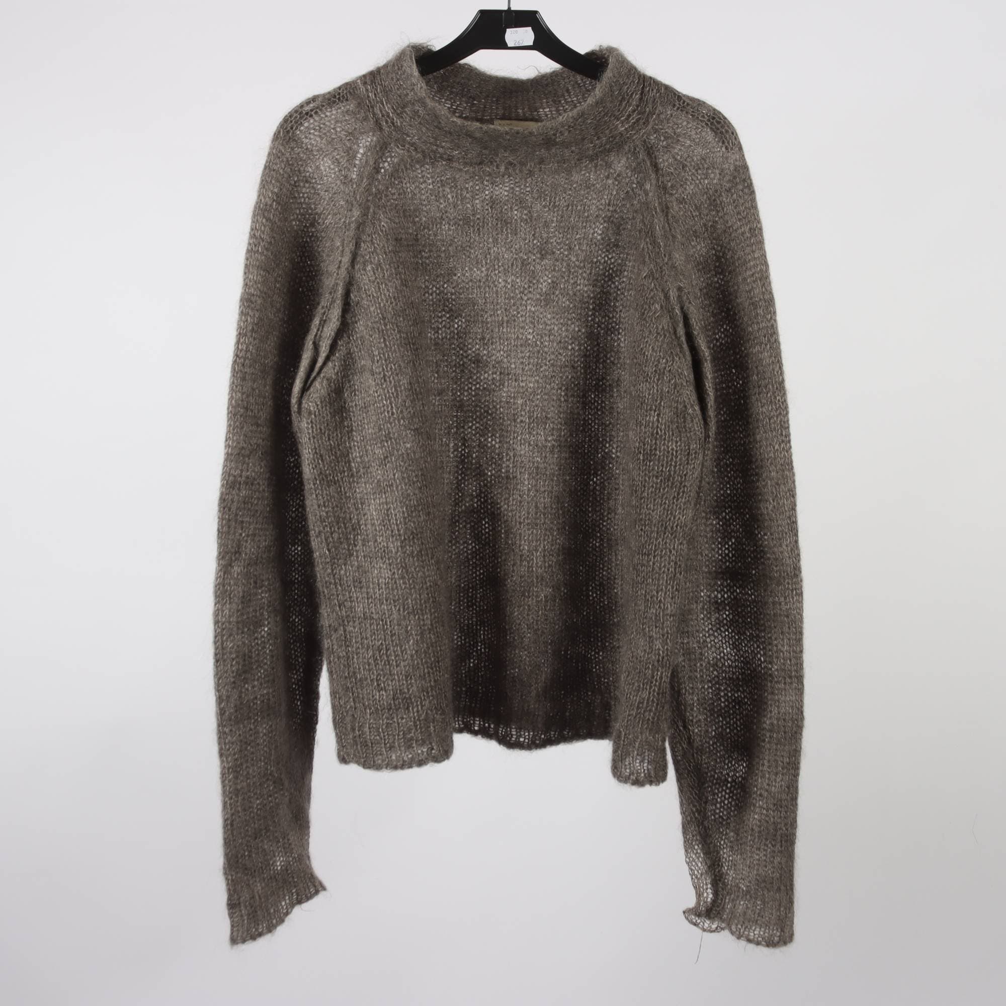 Tröja, Maska, grå 70 % kid mohair, 30% silke, stl. S.